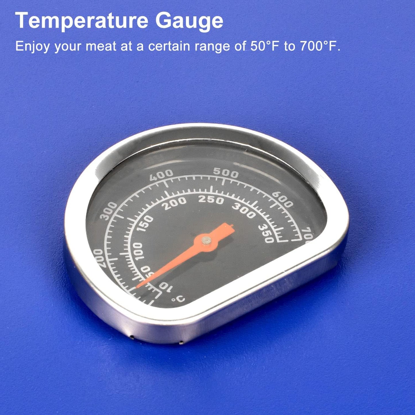 Hard Cover Hood with Temperature Gauge for Blackstone 22 inch Table Top Griddle, 5011 Griddle Hood for Blackstone 22" Grill, Blue