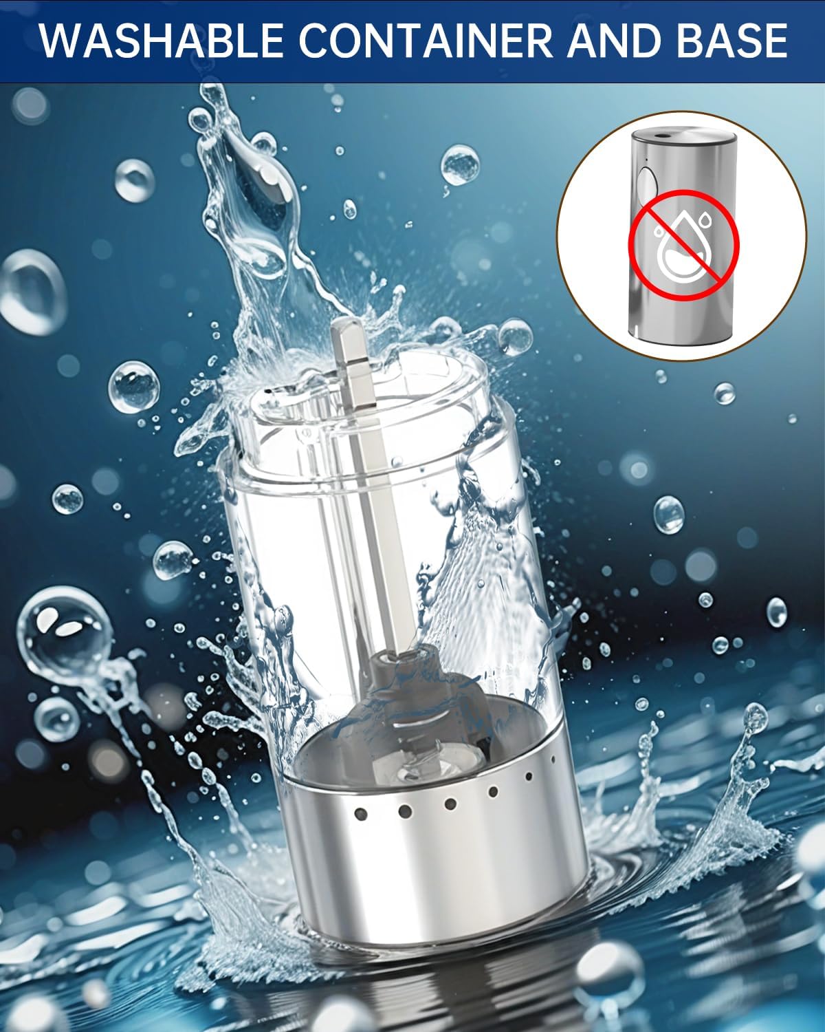 CIRCLE JOY Stainless Steel Electric Pepper Grinder, Rechargeable Pepper Mills with LED Light, 6-Level External Adjustable Coarseness for Easy Use