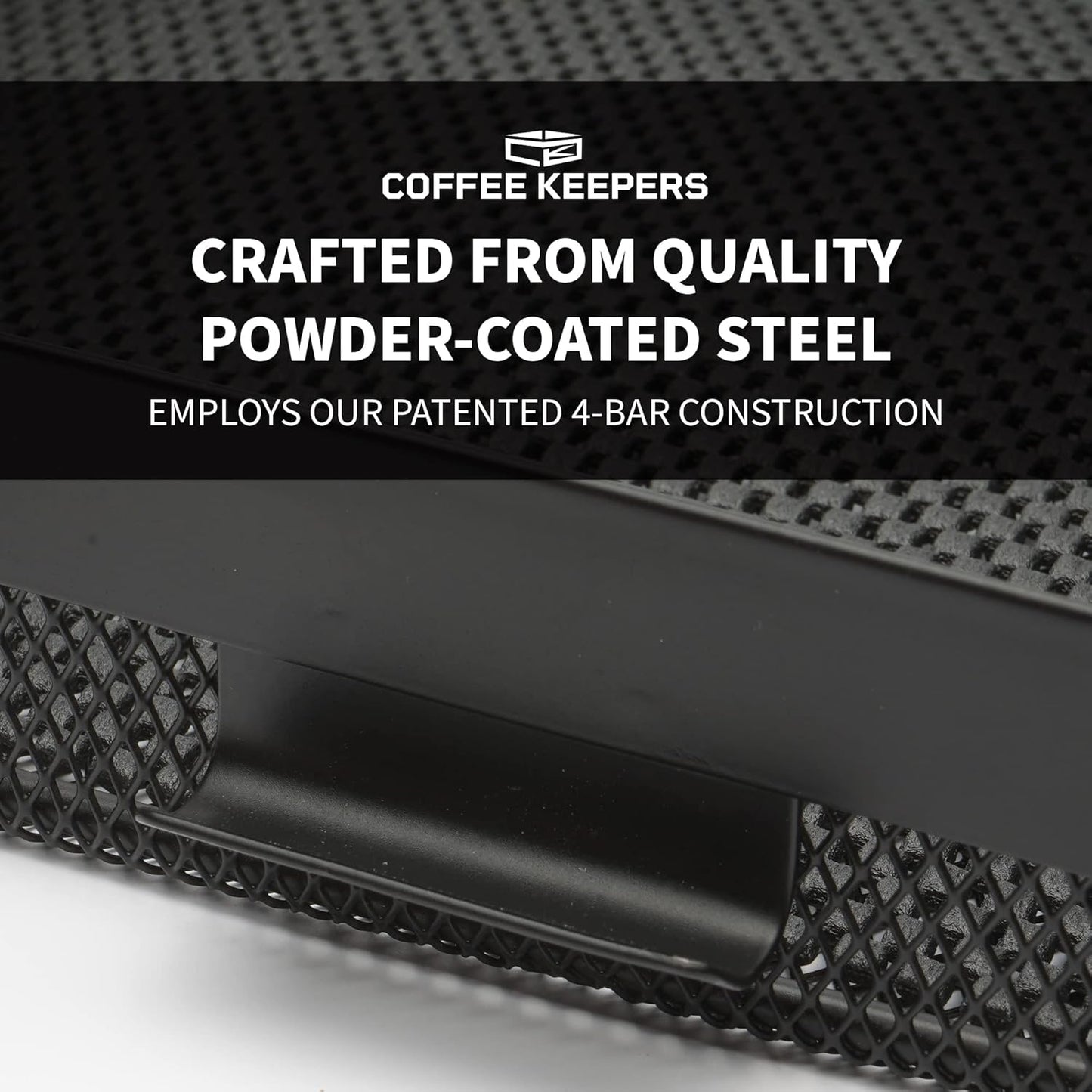 Anything Keeper Under Cabinet, Pull-Down Under Shelf Basket, Drawer Organizer for Office Tables, Under Desk Storage Shelf, RV Space Savers, Camper Must Haves, Easy Install - 11 x 10 x 2.5 in - Black