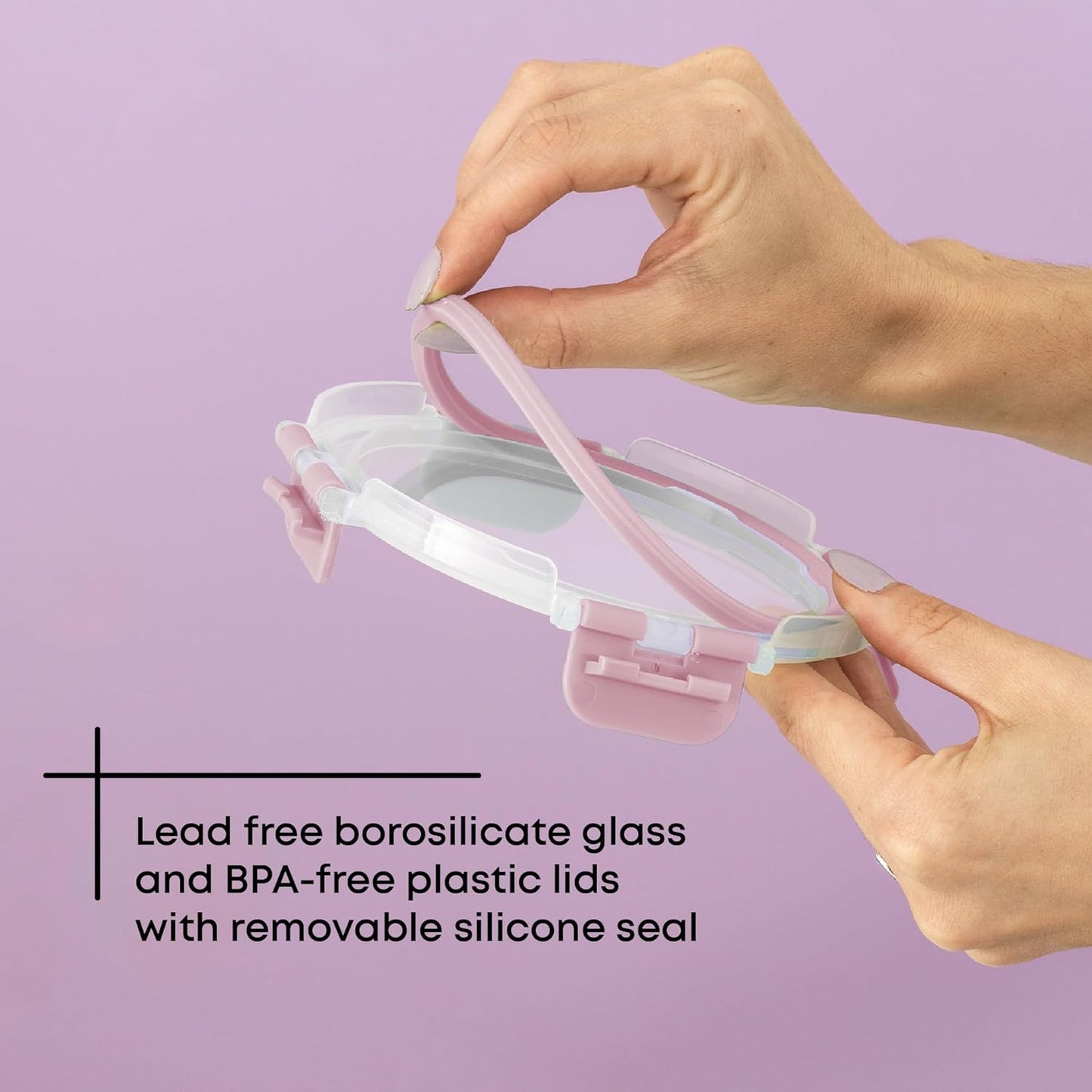 JoyJolt 24pc Borosilicate Glass Storage Containers with Lids | 12 Airtight/Freezer Safe Food Storage Containers for Pantry and Kitchen | Meal Prep Container for Lunch | Glass Tupperware Set