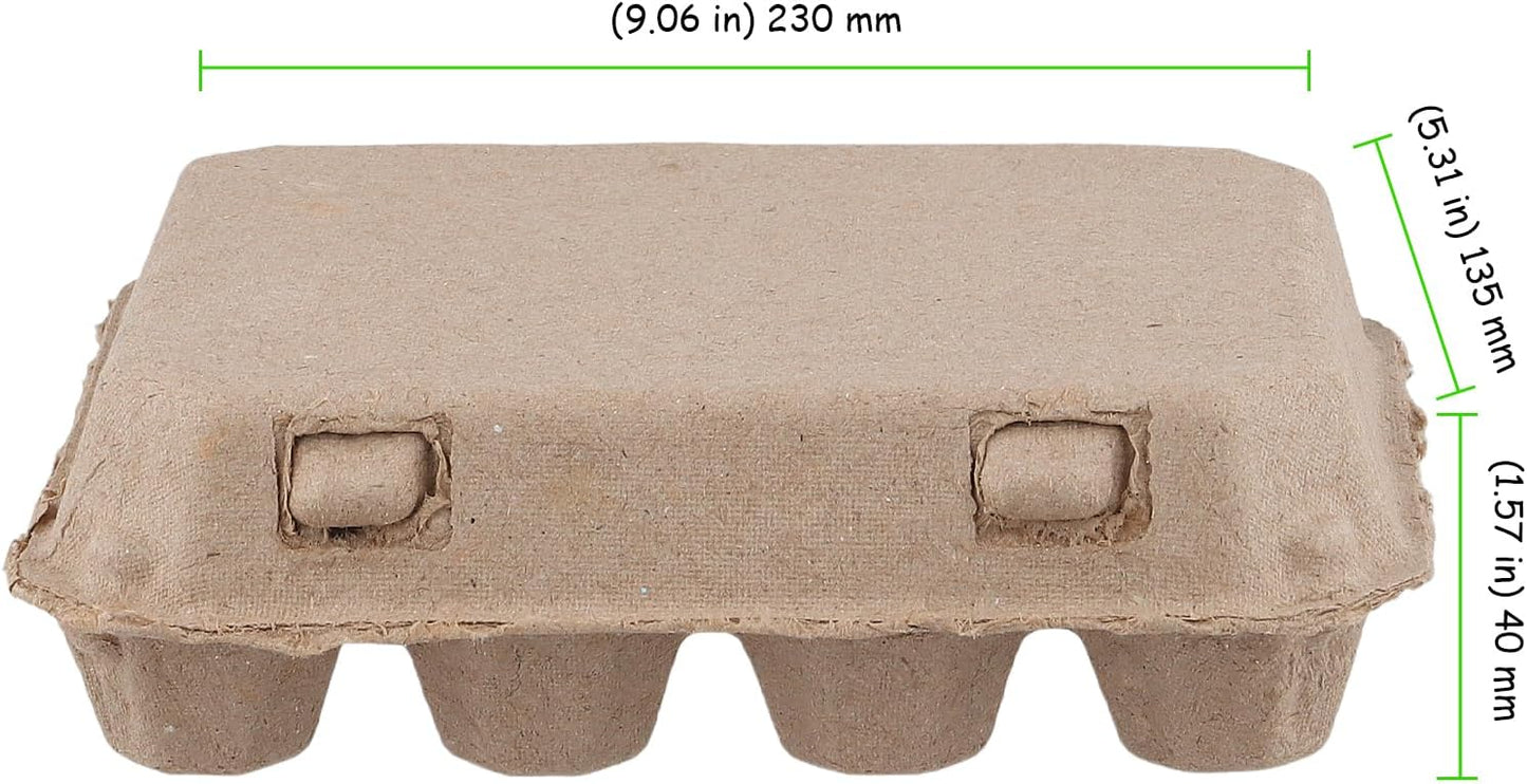 60 Pack 12 Count Quail Egg Cartons, Paper Pulp Quail Egg Holders, Bulk Quail Egg Container Boxes for Storage Quail Egg for Market, Family, Refrigerator, Farm