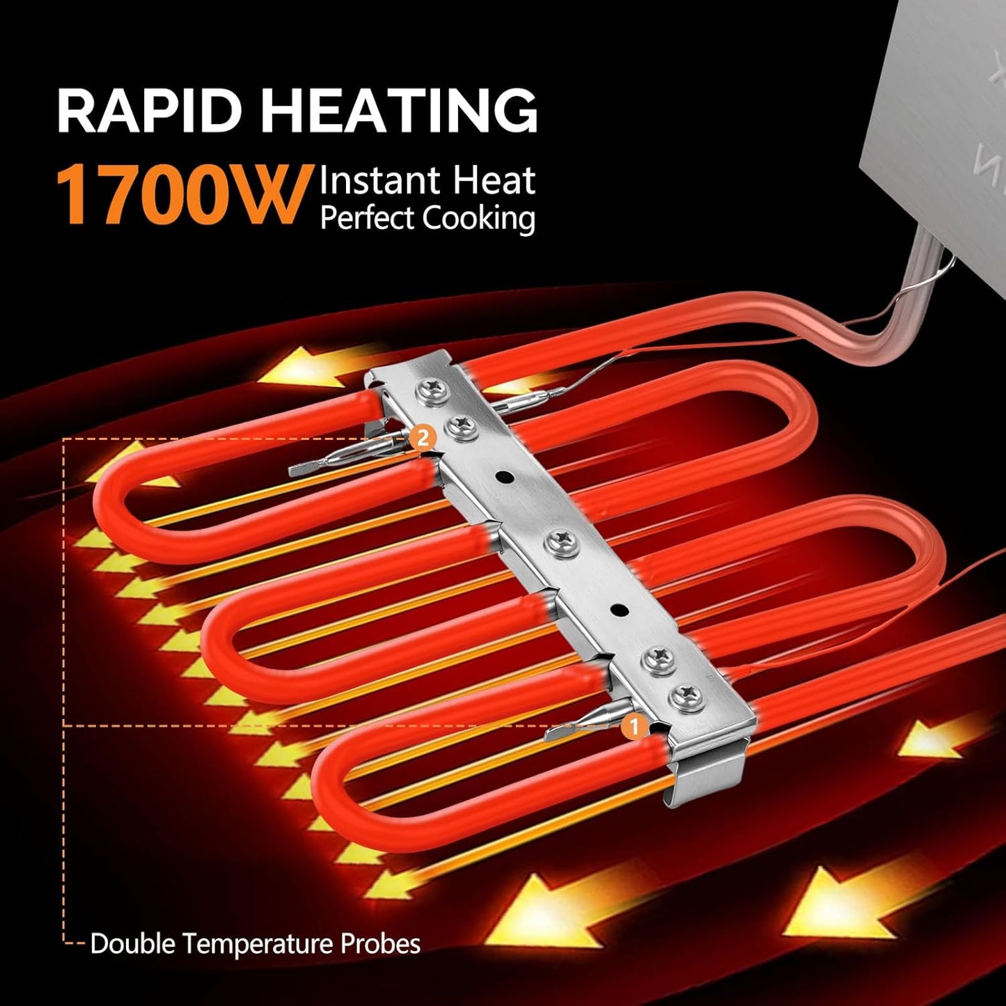 ROVSUN 12.5QT/11.8L Electric Deep Fryer w/Frying Basket, Timer, Drain, & Lid, Commercial Countertop Single Tank Frying Machine, Adjustable Temperature, for French Fries Donuts Onion Rings, 1700W 110V