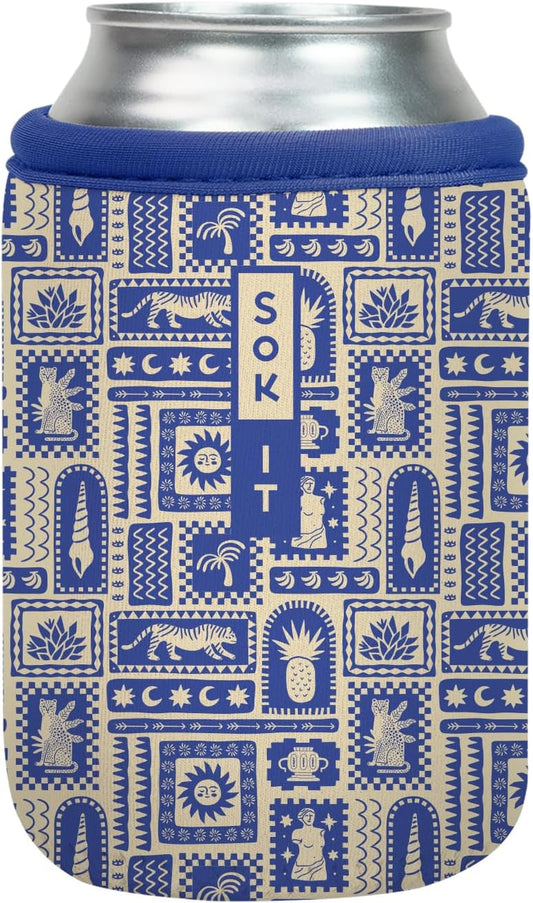 Sok It CanSok Sleeve for Beer & Soda Insulated Neoprene Cover (Off the Grid, 12oz Can Sleeve)