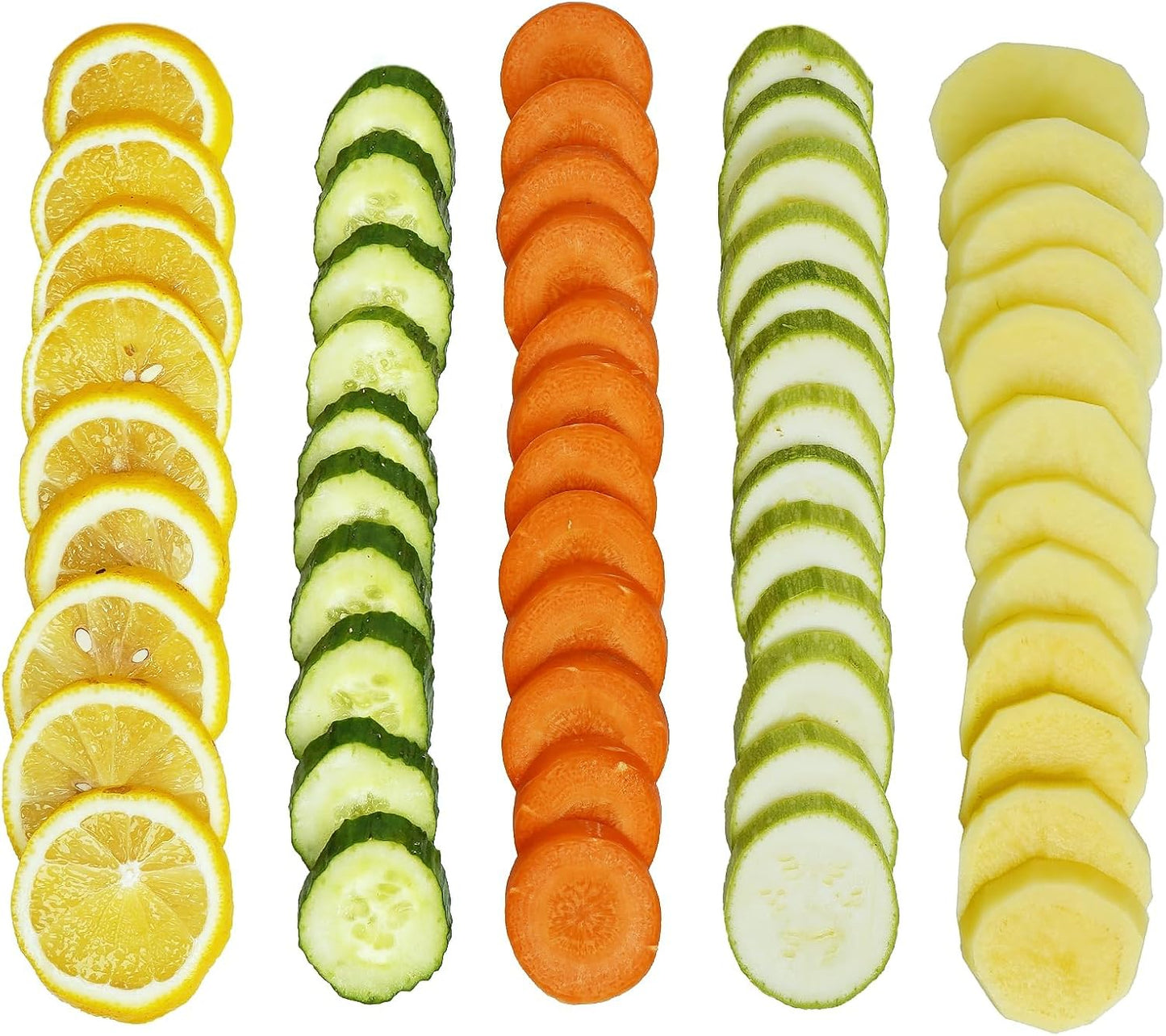 Upgraded Mandoline Slicer for Kitchen &Safe Vegetable Chopper 5 in 1 & Adjustable Mandoline Slicer,Can cut slicing,strips,shredding and dicing Kitchen Veggie chopper (DeepBlue)