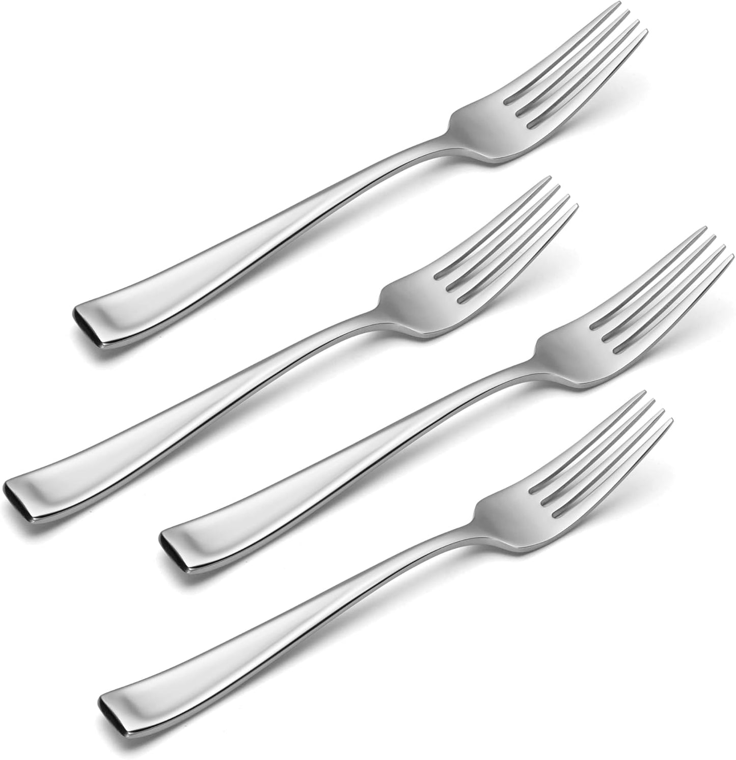 Oneida Moda Dinner Forks, Set of 4,Silver,Dinner Forks, Set of 4