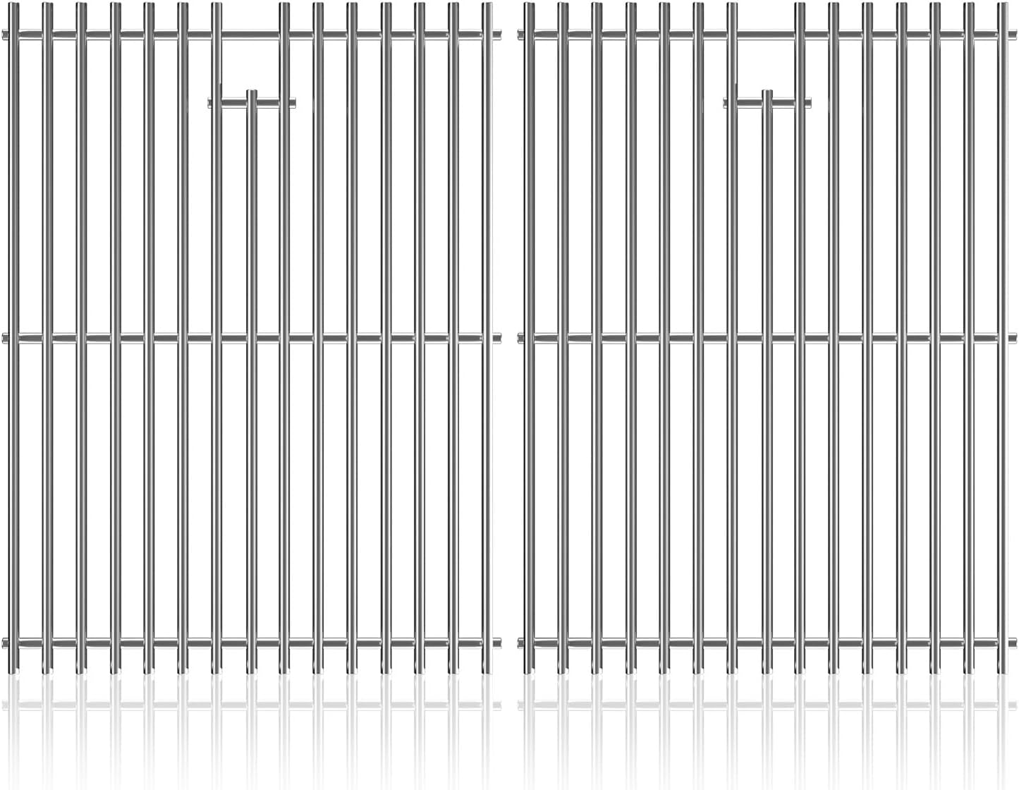 15 Inch Stainless Steel Grill Cooking Grid Grate for Weber Old Spirit 200 Series, Spirit E/S 200 & 210 with Side Control Panel, Spirit 500, Genesis Silver A, for Weber 7522 7523 7521 65904 65905