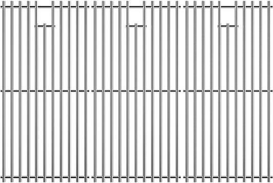 17" Stainless Steel Cooking Grates for Charbroil Commercial Infrared 3 Burner 463355220 463242516 463242515 466242615 463243016, Grill Grates for 463346017 466242616 463367016 463246018, G466-0025-W1A