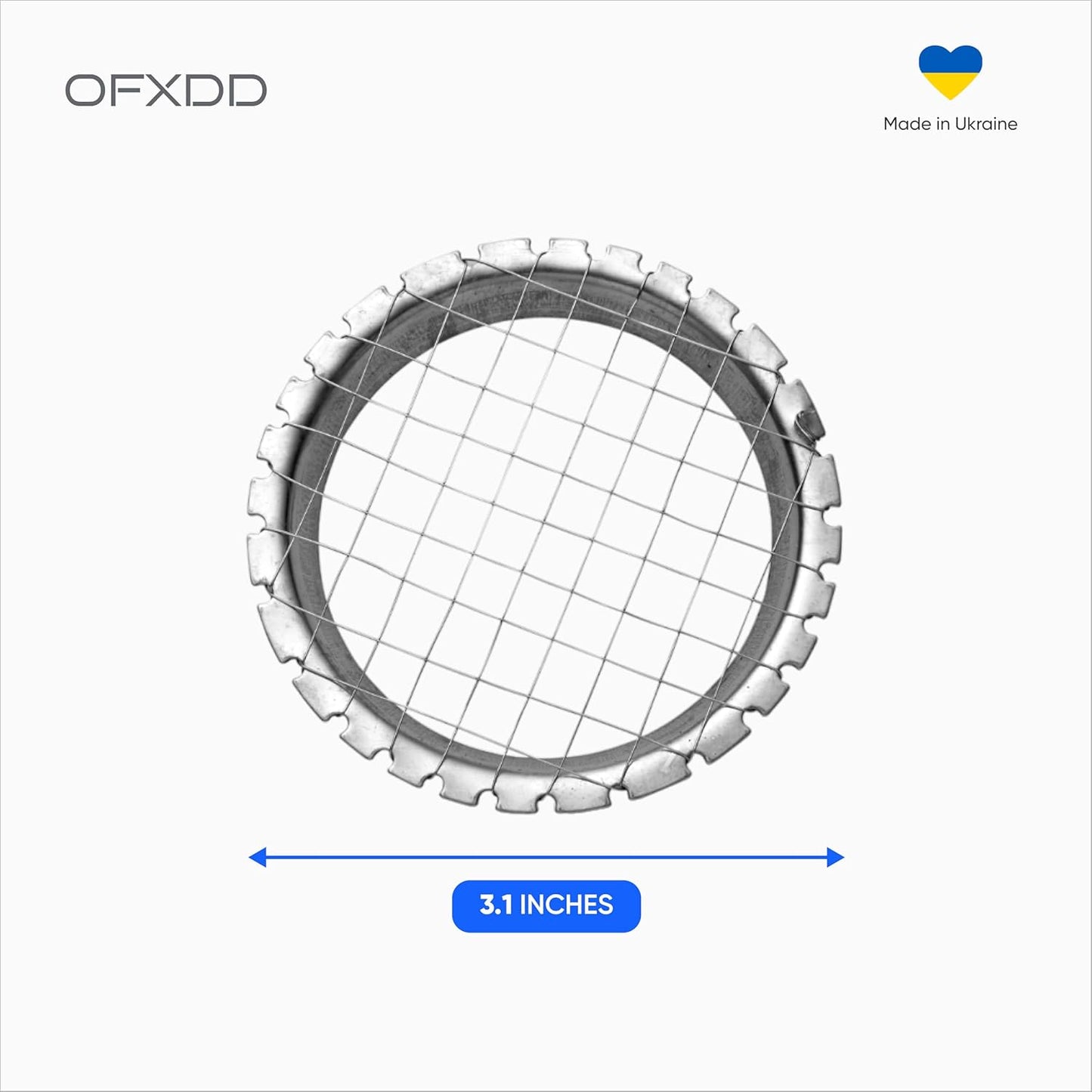 Egg Dicer for Hard Boiled Eggs - Metal Wire Potato, Carrot & Egg Salad Chopper Grid/Slicer- Manual Egg Chopper for Hard Boiled Eggs and Vegetables