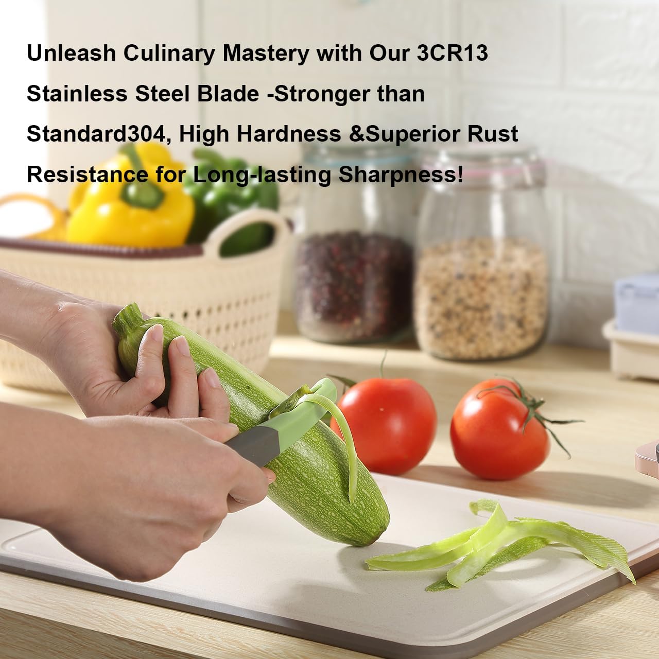 Fanmusic Swivel peelers - potato peelers，Fruit and vegetable peelers for kitchen (2 pack)