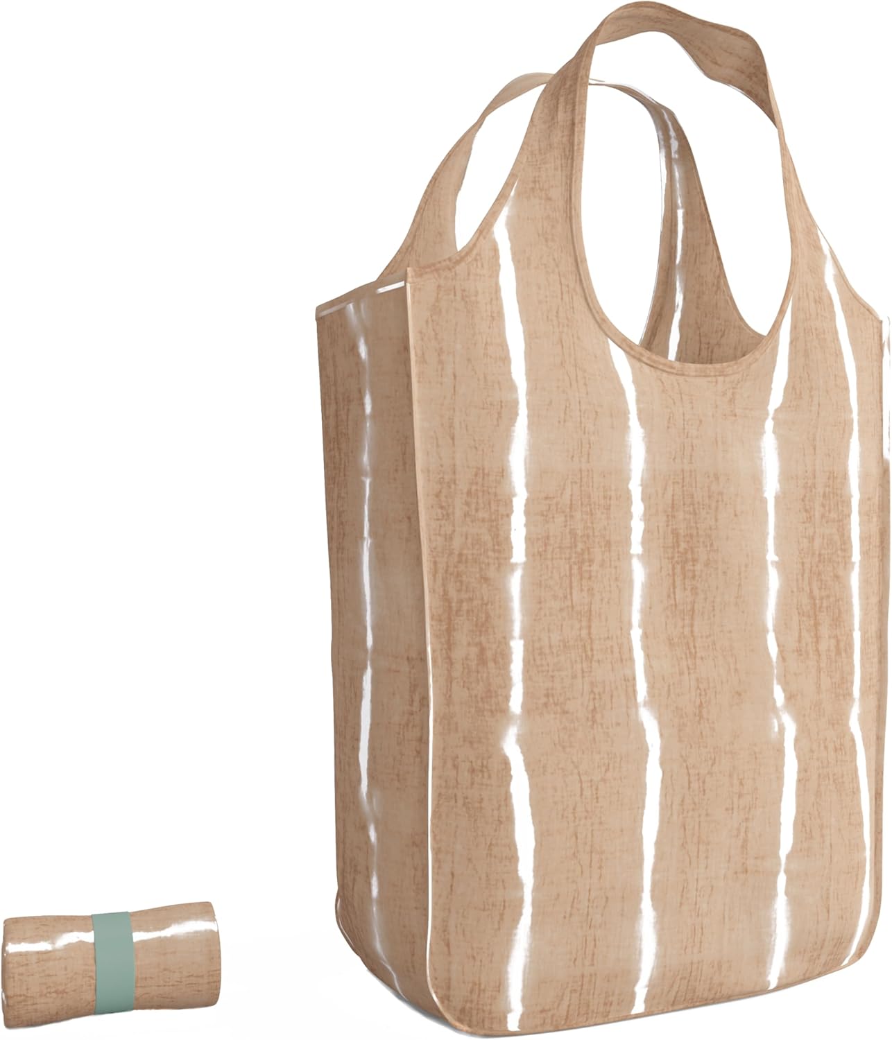 Reusable Grocery Bag - Stylish Shopping Bag for Groceries - Foldable Tote Bag - Medium Size