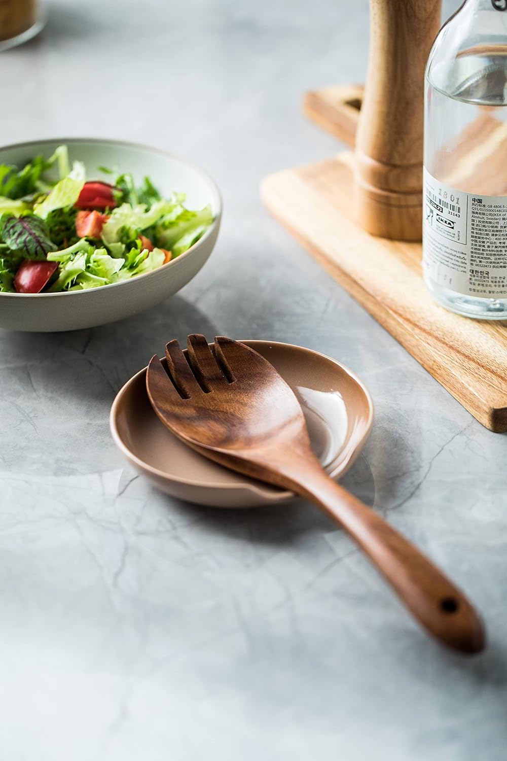 Spoon Rest for Stove Top, Cooking Utensils Spatula Rests Spoon Holder for Coffee Bar, Ceramic Kitchen Gadgets for Housewarming Gift