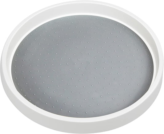 Non Skid Lazy Susan Turntable,Single Round Rotating Kitchen Spice Organizer for cabinets,Pantry, Bathroom, Refrigerator (12Inch)