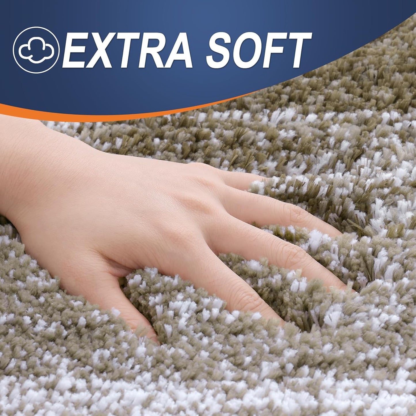 OLANLY Bathroom Runner Rugs 44x24, Extra Soft Absorbent Microfiber Bath Rugs, Rubber Backing, Quick Dry, Machine Washable Bath Mats for Bathroom Floor, Tub and Shower, Home Decor Accessories, Coffee