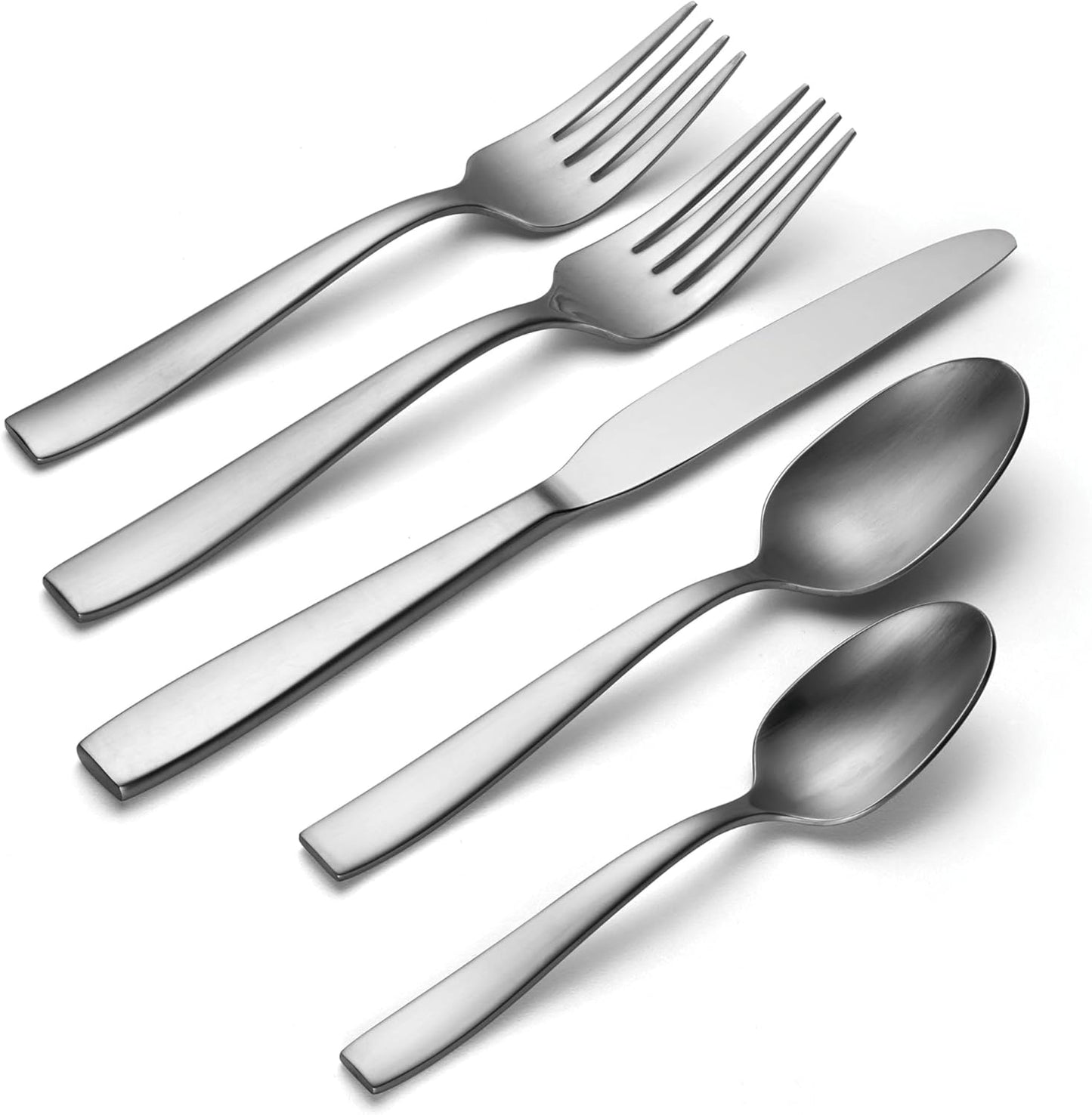 Oneida Everdine Everyday Flatware, 20 Piece, Service for 4, 18/0 Stainless Steel, Silverware Set