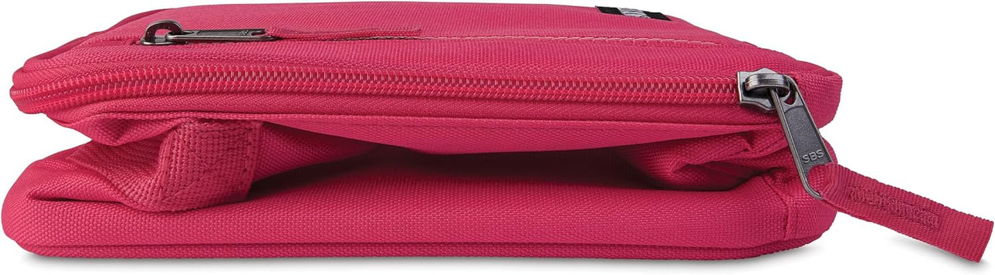 PackIt Freezable Classic Lunch Box, Magenta, Built with ECOFREEZE Technology, Collapsible, Reusable, Zip Closure With Zip Front Pocket and Buckle Handle, Designed for Fresh Lunch On the Go