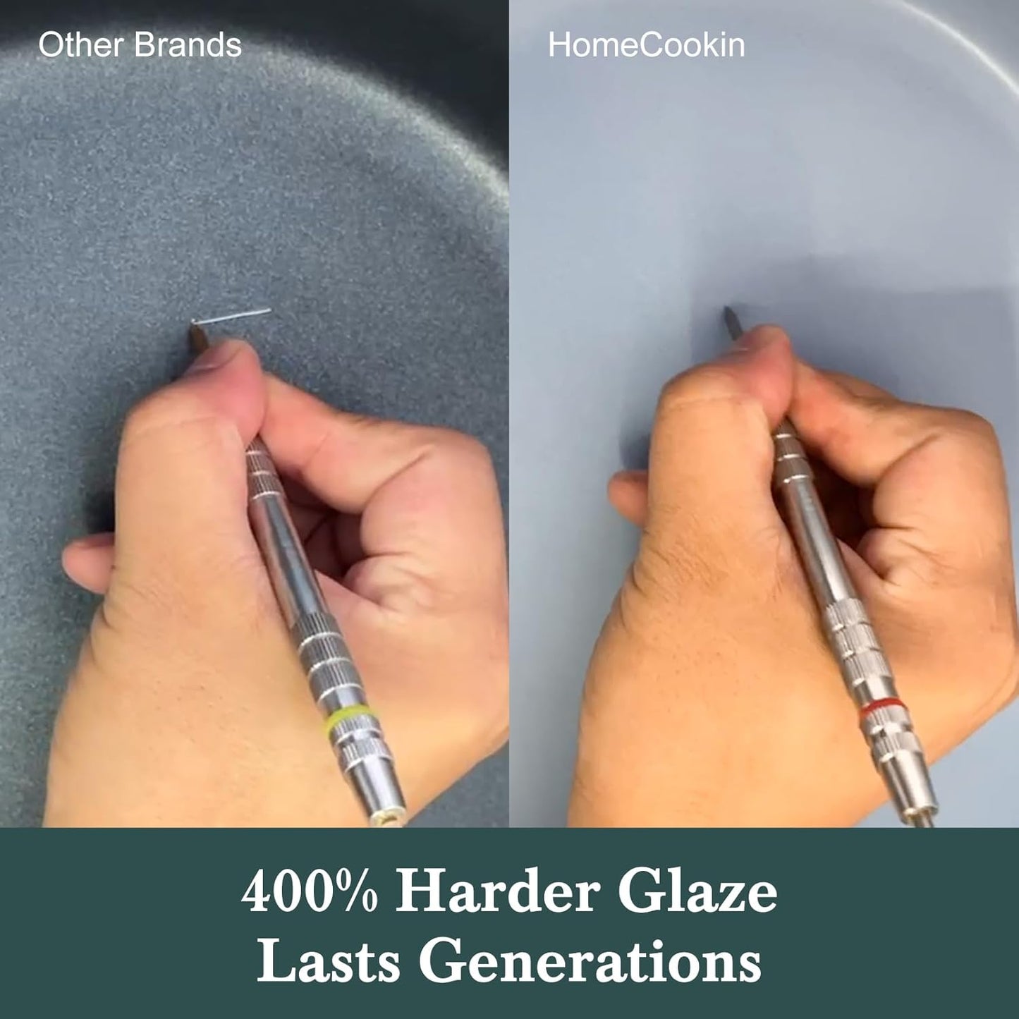 HOMECOOKIN 8-Quart Programmable Slow Cooker with Timer Keep Warm - Small Kitchen Appliance for Family Dinners - Serves 6+ People (Black)