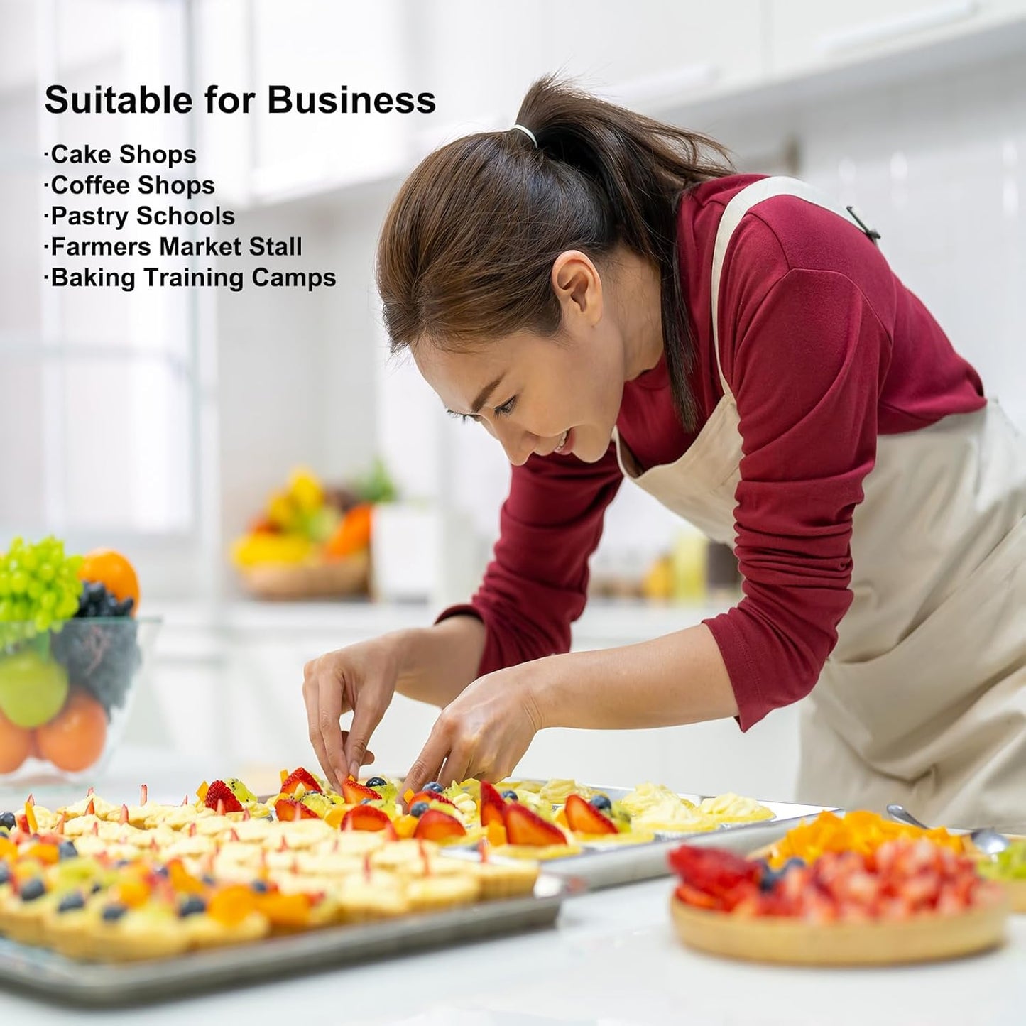 3 Inch Mini Quiche Pans 12 Pack, Round Egg Tart Molds with Removable Bottom. Small Tart Pans w/Non-Stick Coating Rugged Carbon Steel for Tartlets Shells Desert Making Christmas Festival Party