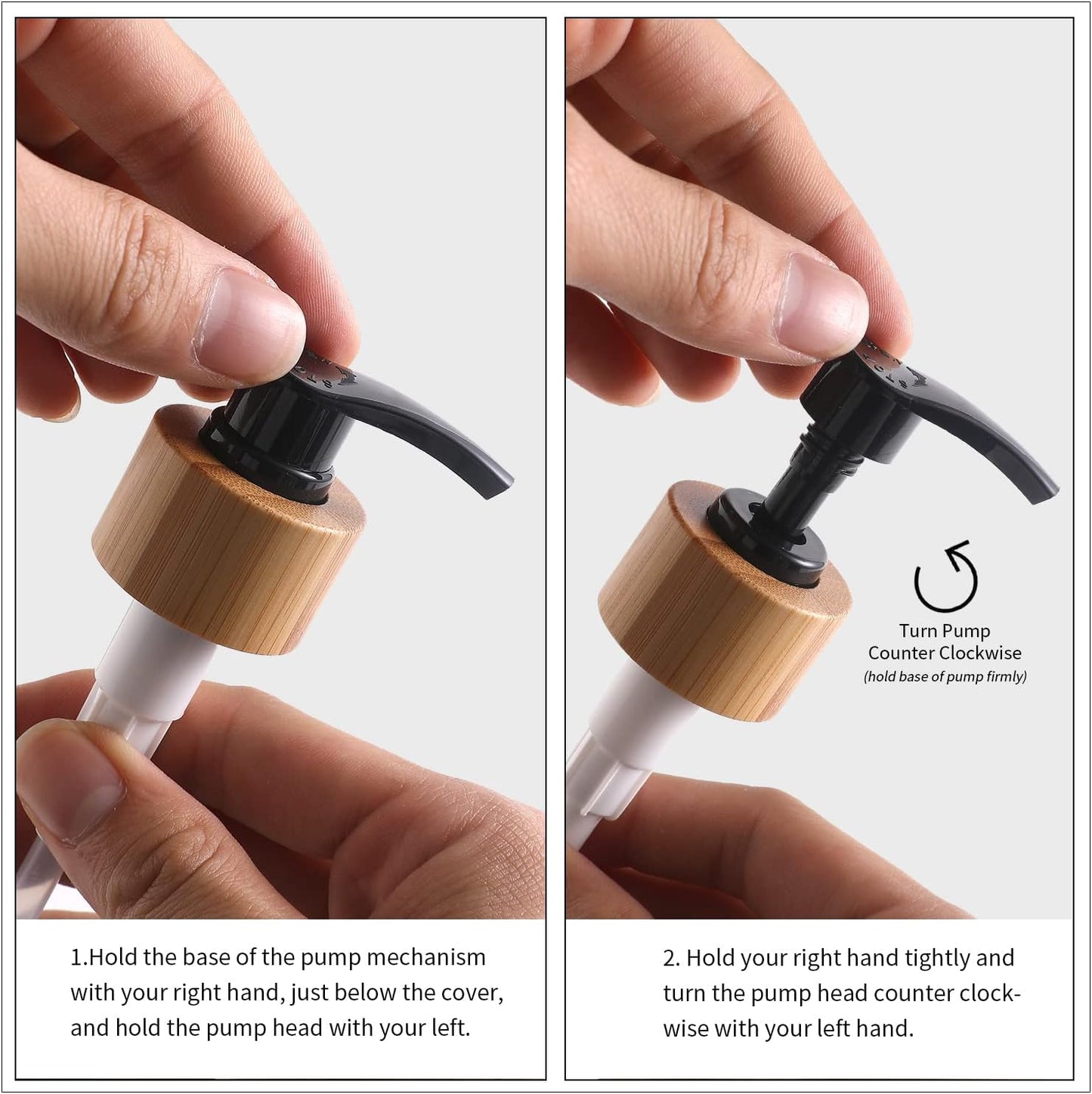 MOMEEMO Black Soap Dispenser Set, Contains Hand and Dish Soap Dispenser, Suitable for Kitchen Decor. (Black)