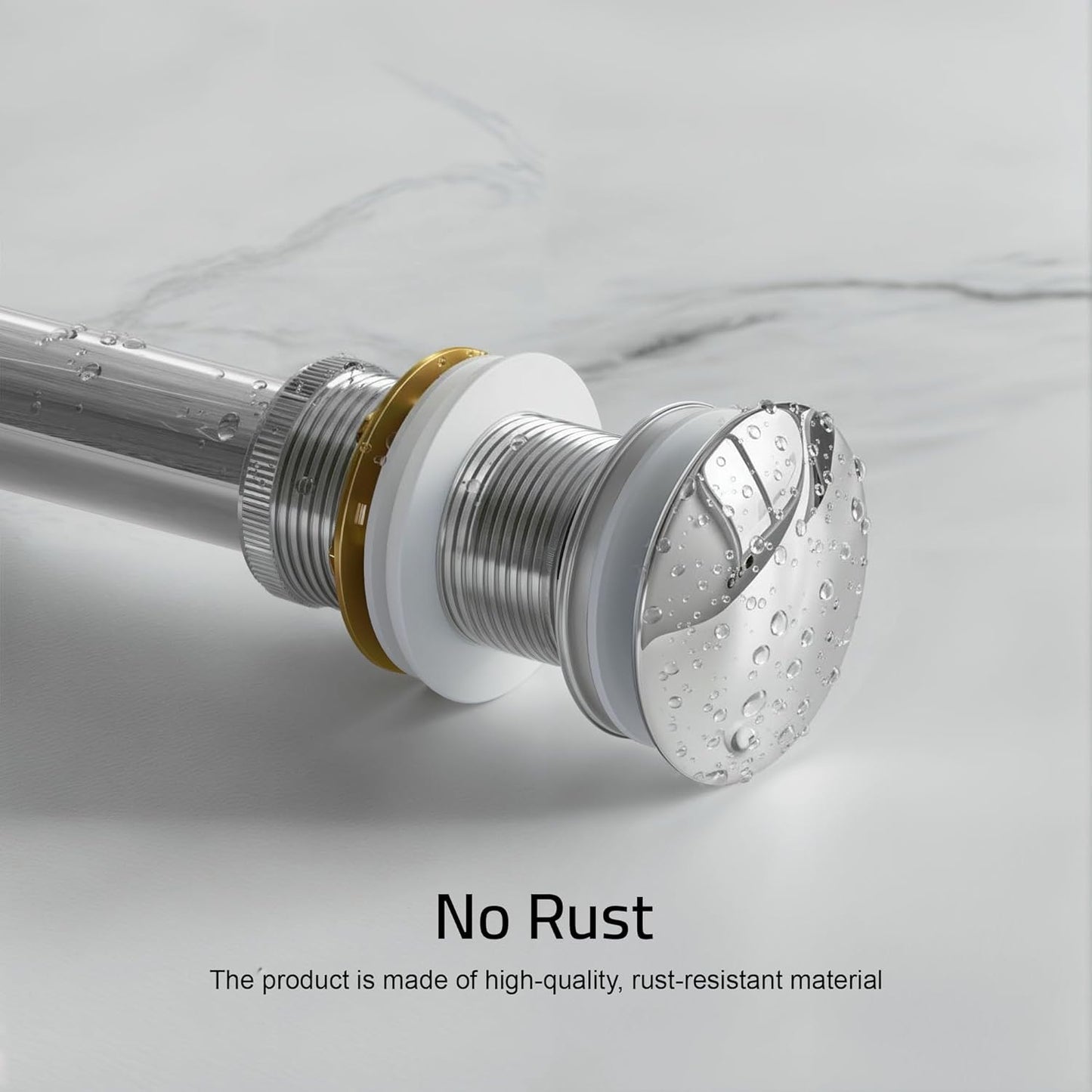 Dowell Pop Up Drain Stopper for Bathroom Vanity/Vessel Sink (Chrome 6011 0805)