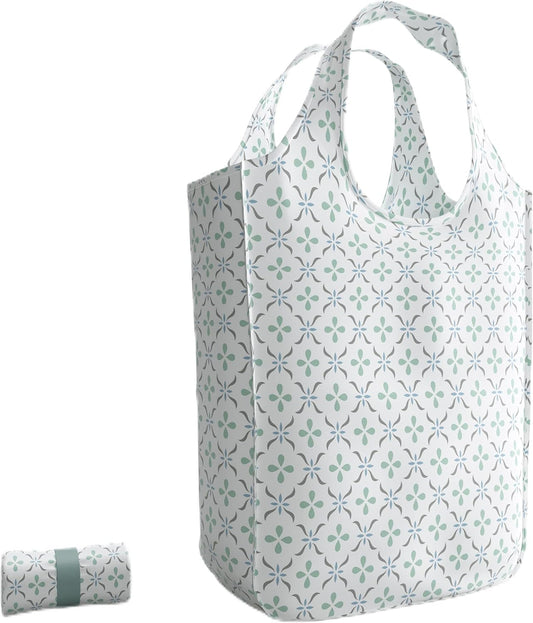 Reusable Grocery Bag - Stylish Shopping Bag for Groceries - Foldable Tote Bag - Medium Size