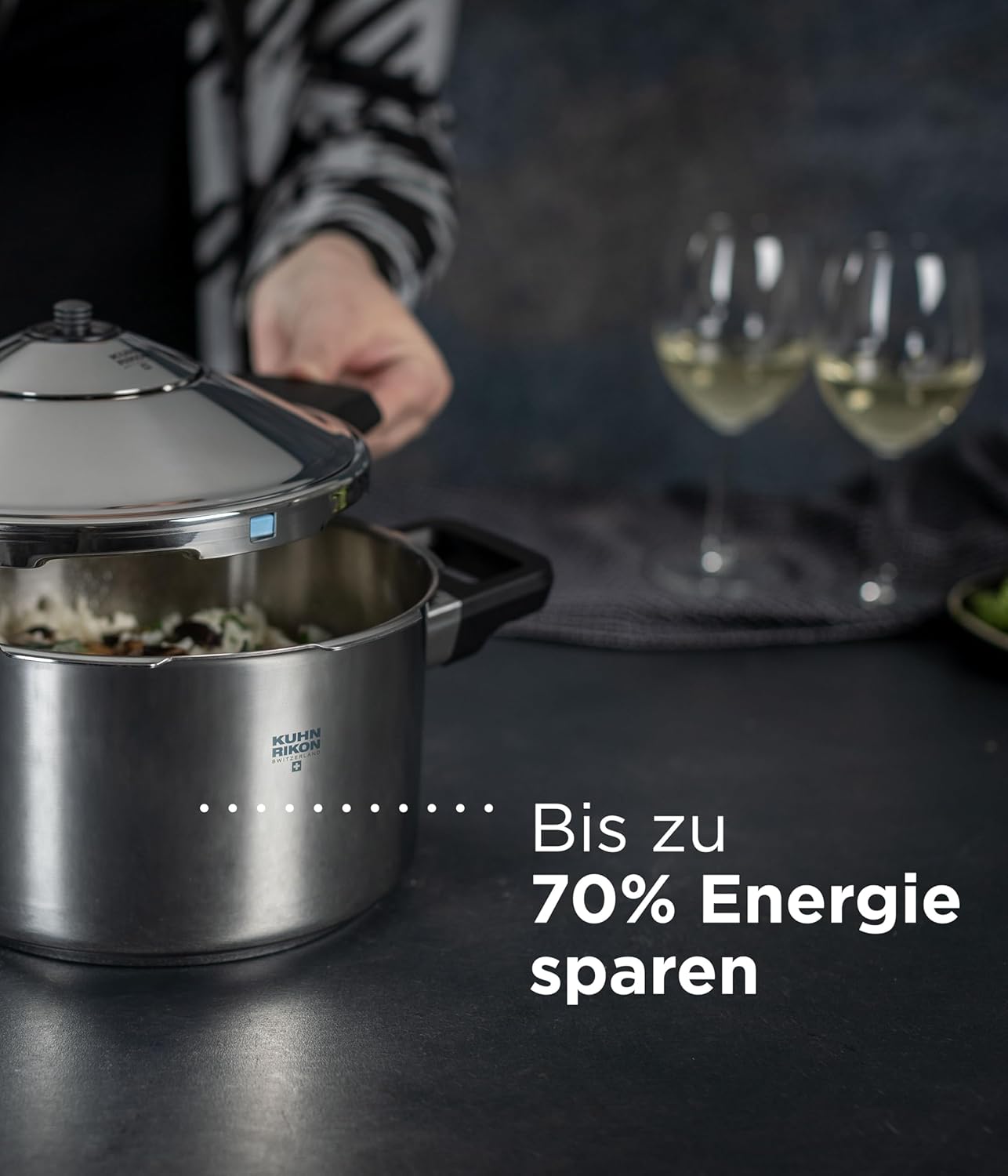 Kuhn Rikon Hotel Pressure Braiser, 5-qt, Stainless