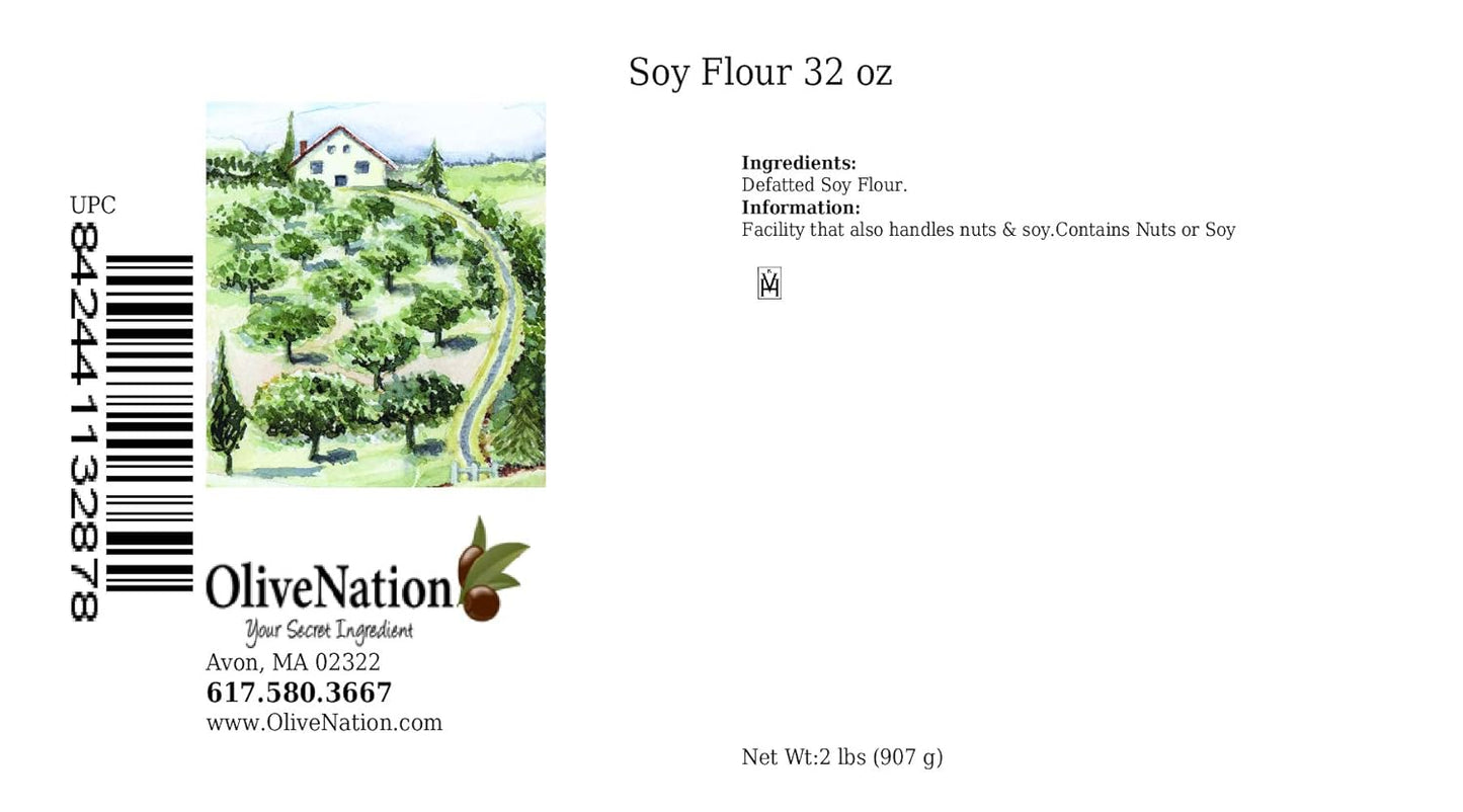 OliveNation Soy Flour 32 ounces