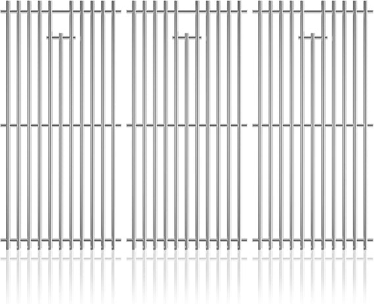 16 15/16 Inch Cooking Grates for Charbroil Advantage 463343015, 463344015, 463344116, G421-0008-W1 Advantage 3 Burner Gas 2 Coal Parts 463340516, Tru Infrared 463336016 Replacement Parts