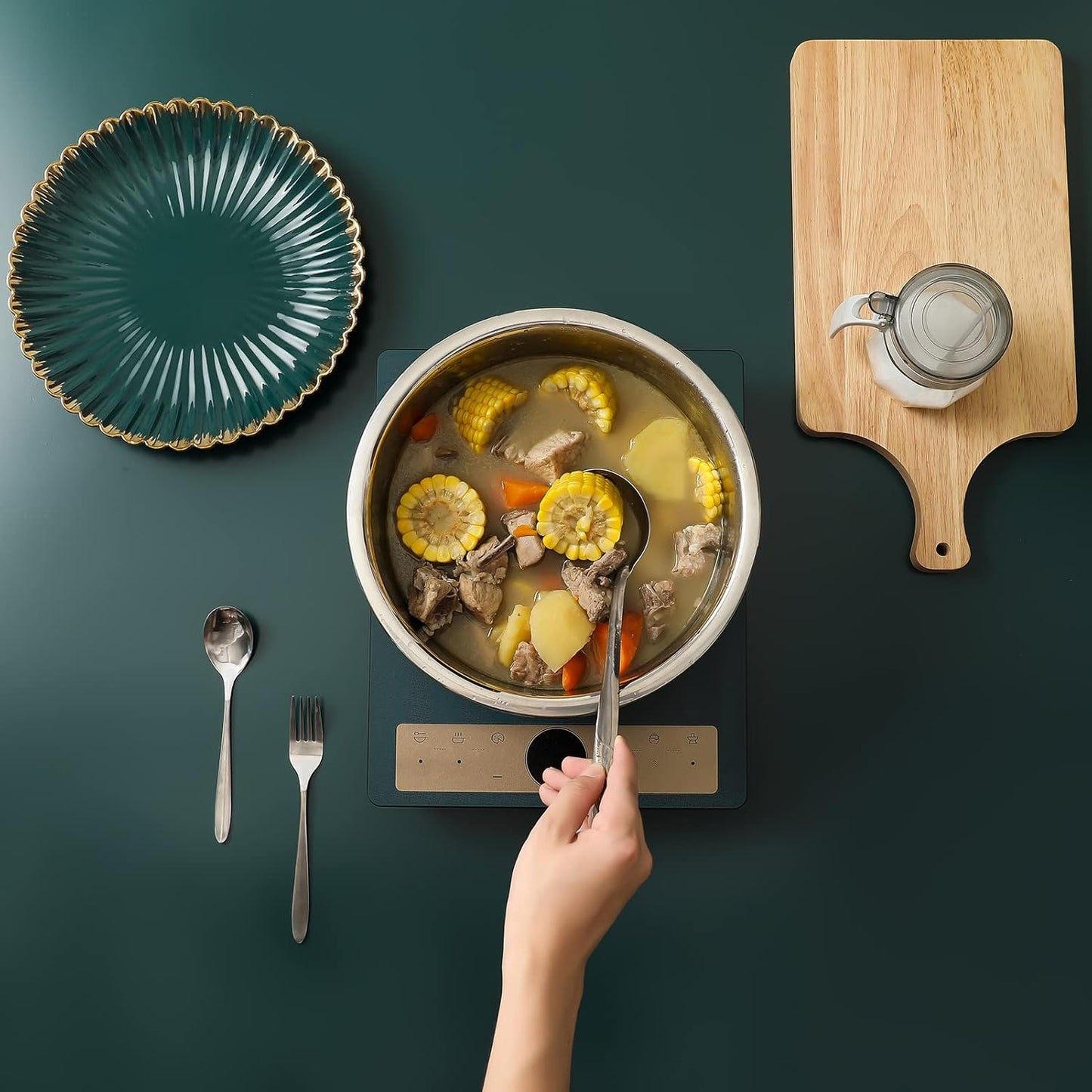 304 Stainless Steel Microporous Colander, 3.5QT Large Capacity with Mixing Bowl For washing vegetables fruit and rice and for draining cooked pasta(2PC)