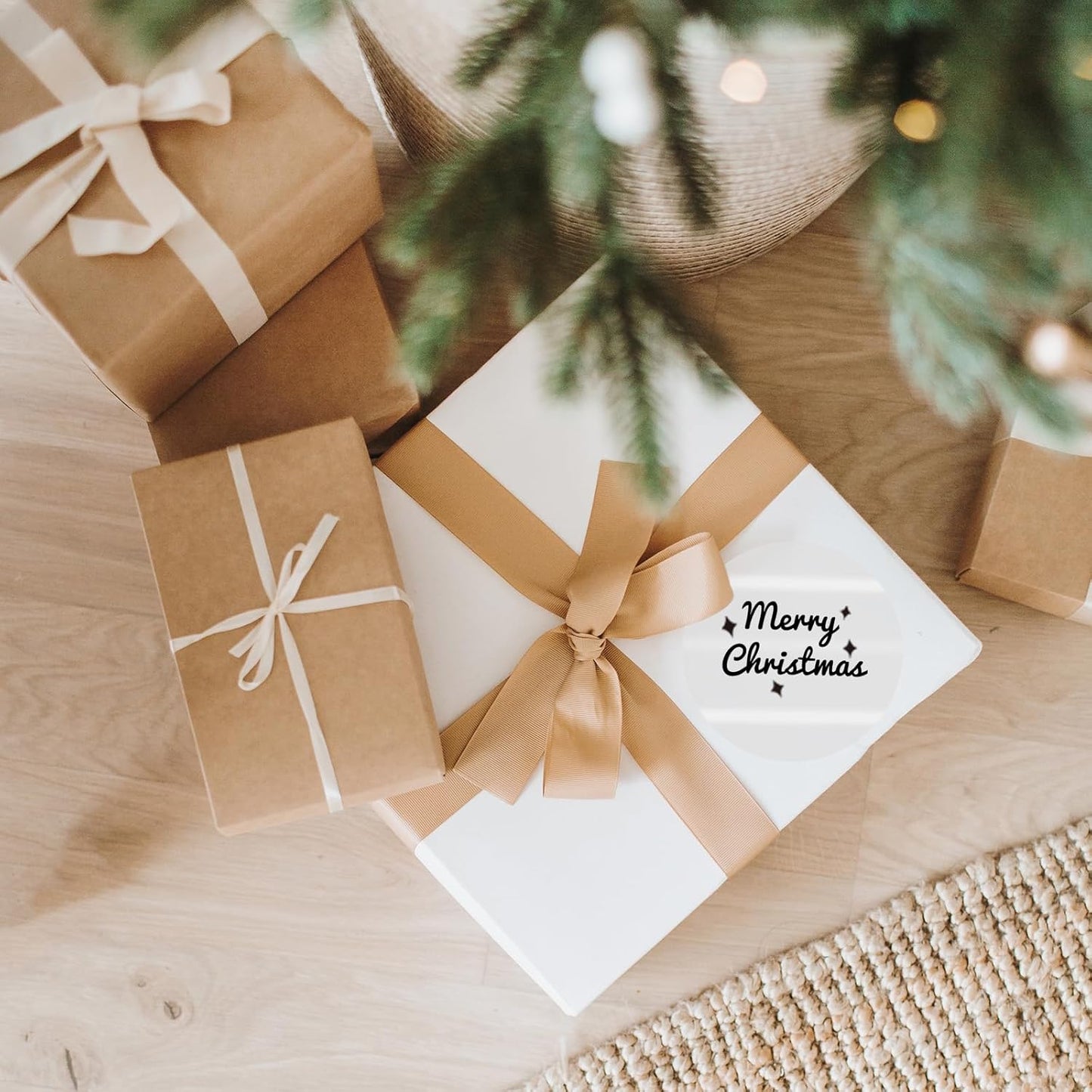 3''Transparent Thermal Label,Round Self-Adhesive Direct Thermal Label,Thermal Stickers for DIY Logo Design,Name Tag(200/Roll