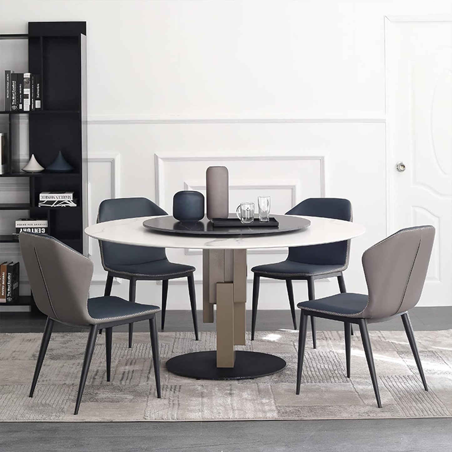 Metal Lazy Susan Bearings Swivel Plate Hardware Aluminum for Dining-Table and Workbench (12 Inchs) …