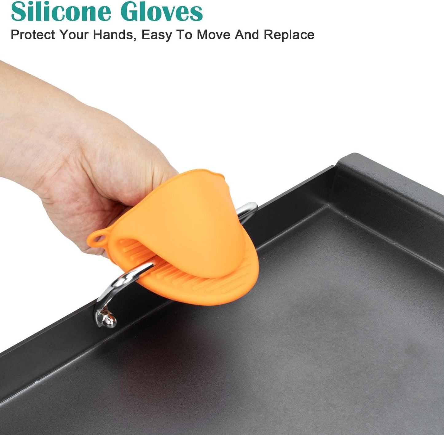 Full-Size Griddle Inserts for Weber Genesis 300 Gas Grill, Griddle for Weber Genesis 300 Series E-310 E-320 E-330 S-310 S-320 S-330 EP-310 EP-320 EP-330 CEP-310 CEP-330, Replace for 7524 Grate