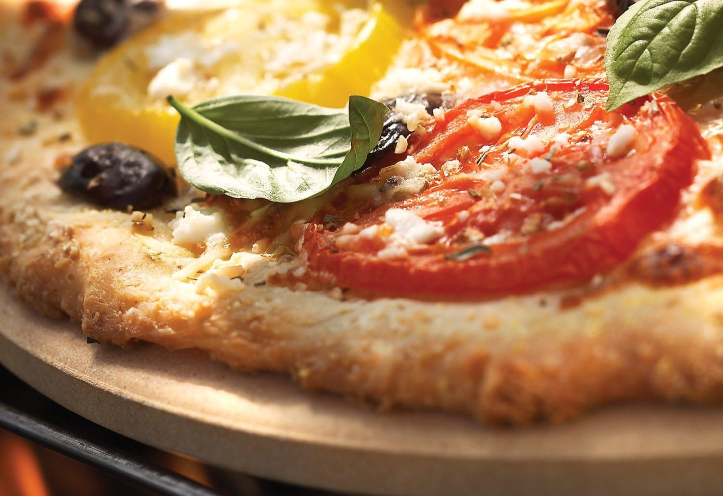 Outset 13 Inch Pizza Grill Stone, 13-Inch