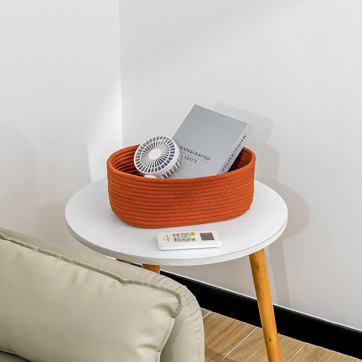 CubesLand Toys Closet Storage Organizer Baskets Bins for Cube Ogranizer/Shelving,Woven Basket for Organizing,Decor Basket for Living Room,Bedroom,Perfect for Pet Toy&Food Storage,2pack Brick Red