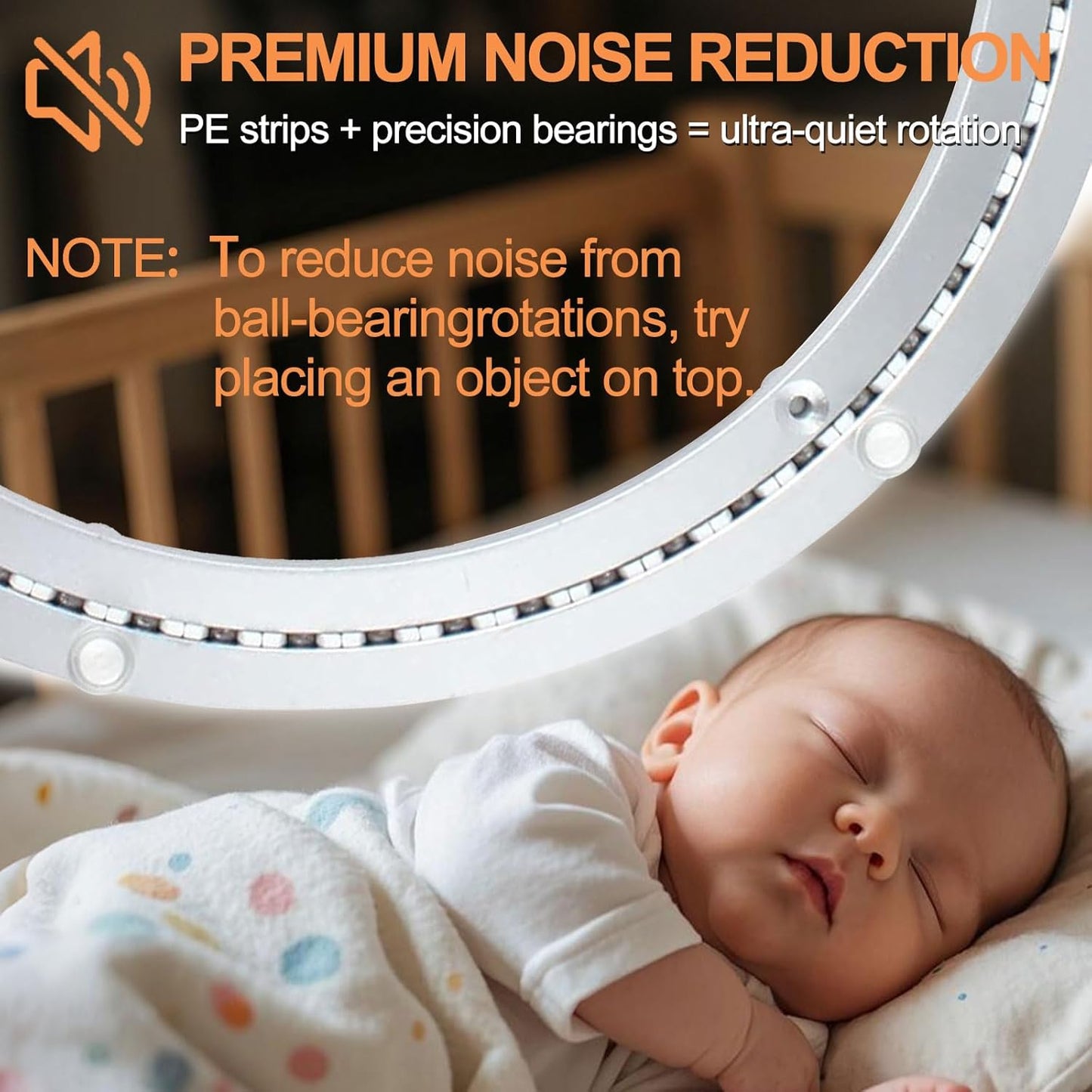 TamBee Lazy Susan Bearing 18 Inch - Heavy Duty Lazy Susan Base & Hardware, Silent Turntable for Smooth Rotation (Aluminum Alloy, 380LB Capacity)