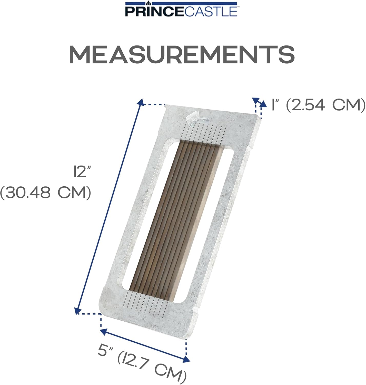 Prince Castle 7/32" Blade Cartridge for 943-D Tomato Saber, 10 Blades -Blade Replacement Cutter Blade for Cutting and Chopping Tomatoes, Fruits and More in Commercial Kitchens, Restaurants and More