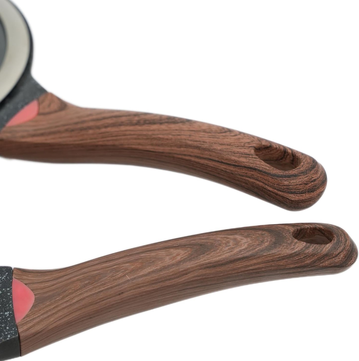 Vinchef New Nonstick Sauce Pot Set with Lids, 3QT Saucepan & 4QT Saucepot,Dishwasher Safe,Induction Compatible, Scratch/Stain Resistant, Stay-Cool Handles, PFAS-Free, Black