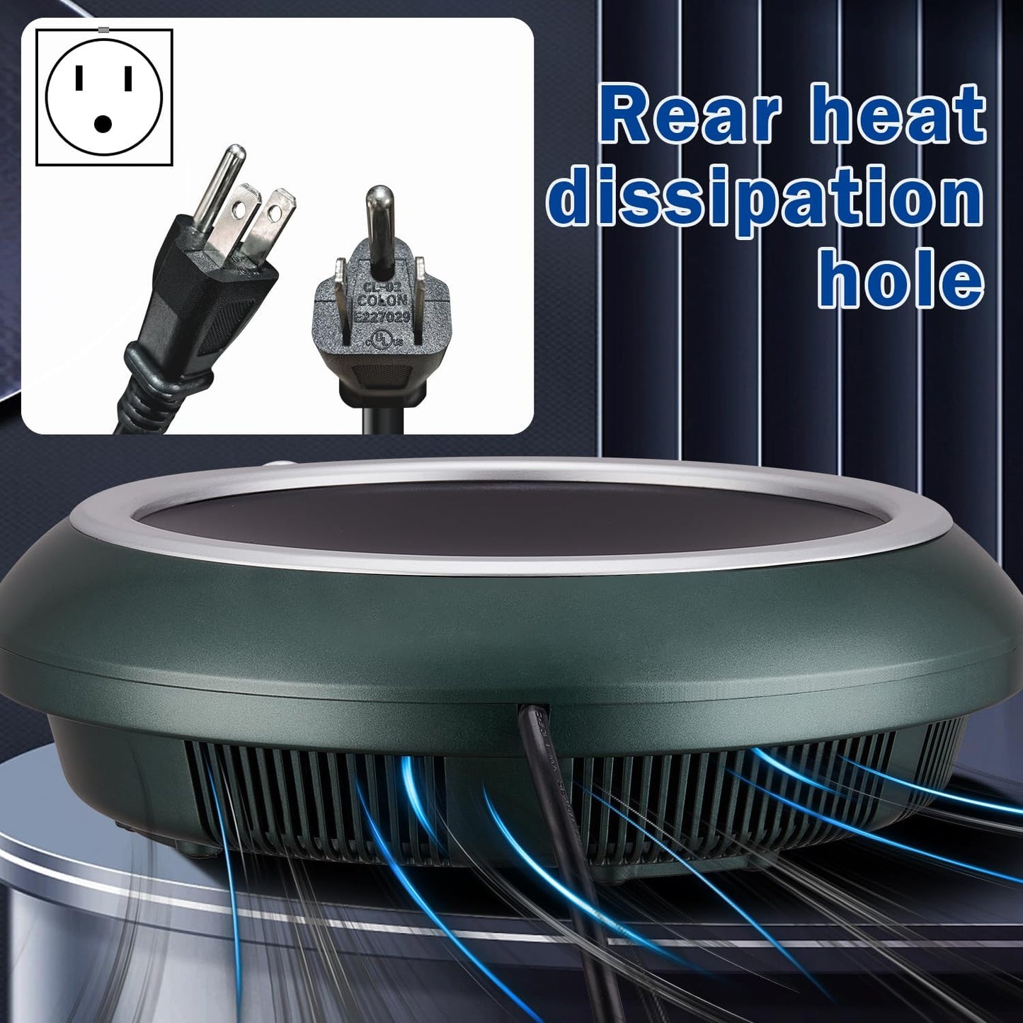 Induction Wok Cooktop Induction Burner 1700W/85V~120V Electric Wok Curved Surface Electronic Cooker Concave Stoves