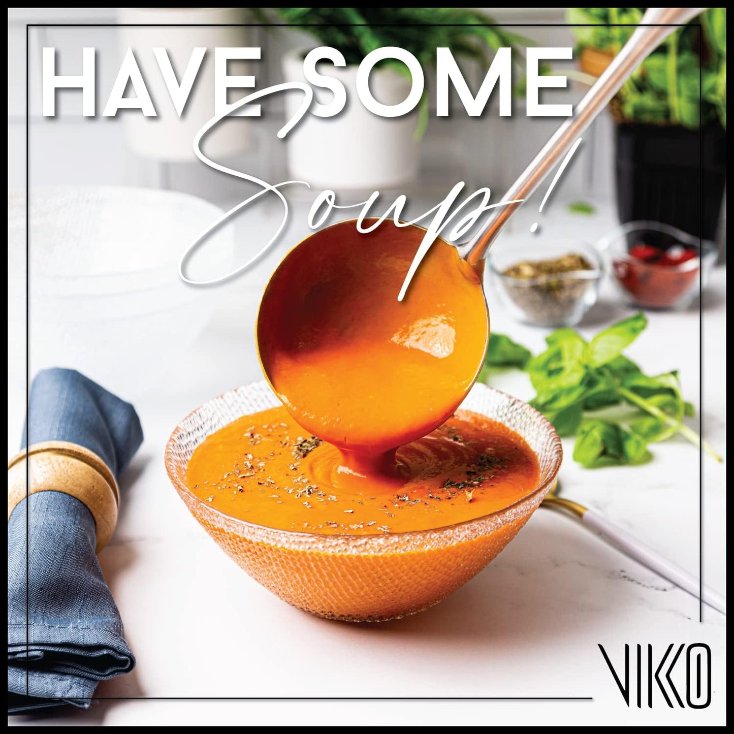 Vikko Elegant Textured Glass Salad Bowls - Set of 6, 6.5 Inch, Stackable, Dishwasher Safe