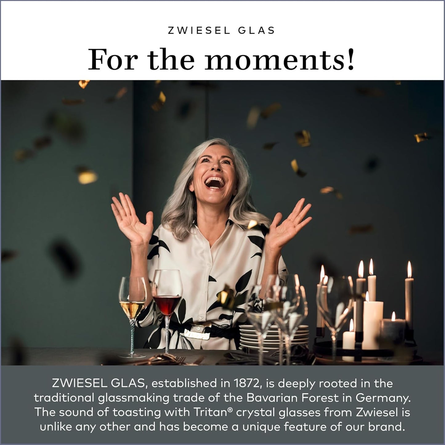 ZWIESEL GLAS Pure Bordeaux Red Wine Glass (Set of 2), Bordeaux Glasses for Red Wine, Dishwasher-Safe Tritan Crystal Glasses, Made in Germany (23 Ounce)