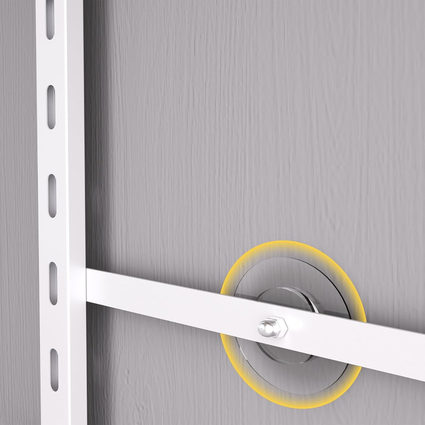 Pantry Door Organizer 12 Inch Wide, 9 Tier Hanging Adjustable Over the Door Spice Rack For Narrow Space,Matt White