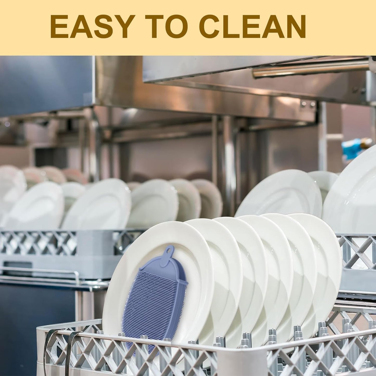 uxcell 1 Set Silicone Spoon Rest for Stove Top, Silicone Spoon Holder for Cooking Spatula, Ladle, Brush Grey/Dark Blue