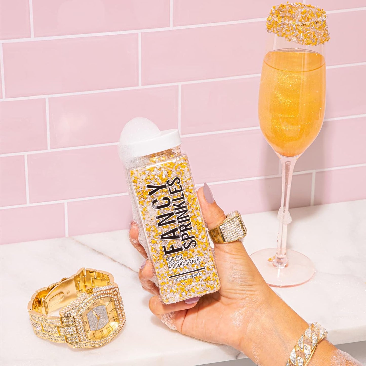 Fancy Sprinkles MVP Fancy Sugar Set (Unicorn Breath, Opal Rain and Filthy Rich 4 OZ)