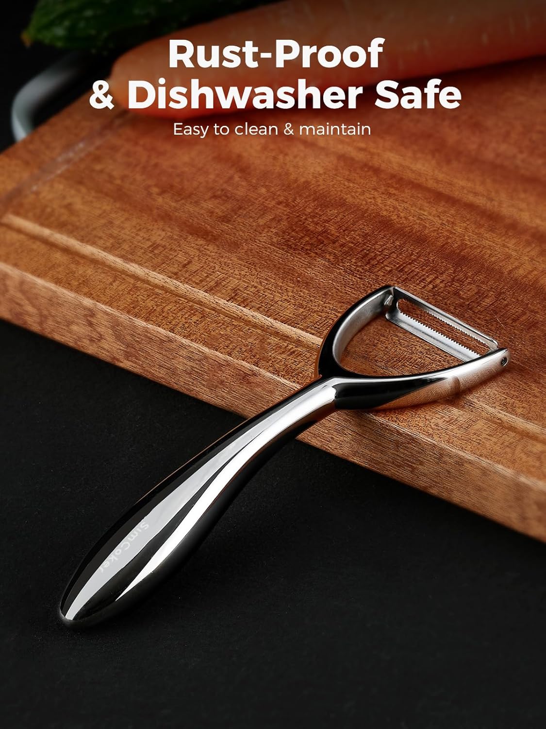 Y & I Peeler Set – Multi-Purpose Vegetable Peeler, 304 Stainless Steel Potato Peeler with Ultra-Sharp Serrated Blade & Ergonomic Handle (5-Year Warranty)