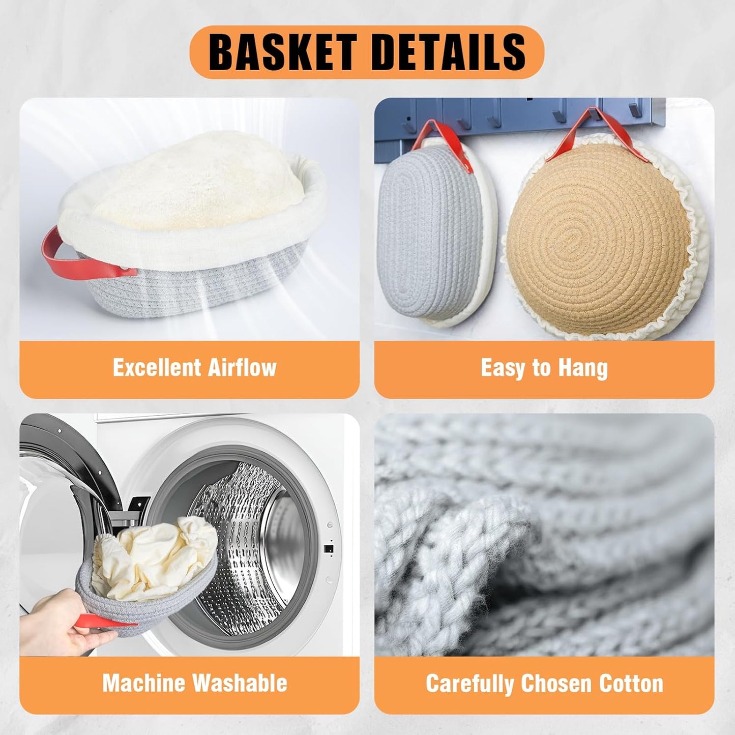 Round & Oval Banneton Bread Proofing Basket set, Sourdough Starter Kit With Bread Storage Bag, Dough Whisk, Scoring Lame, 2 Scrapers, Cleaning Brush, Sourdough Baking Supplies for baker