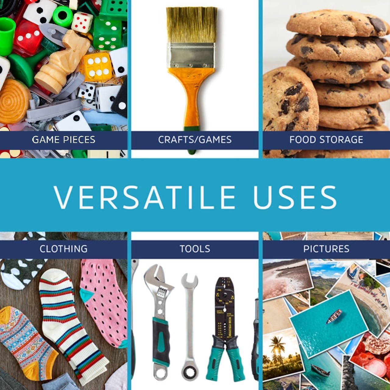 13" x 15" 2 Gallon Large Zip Bags, 2 Mil Thick Clear Plastic Reclosable Zipper Lock Bags with Write-on White Block, with Resealable Zip Top Lock for Food Storage & Office Supplies, 1000 Count