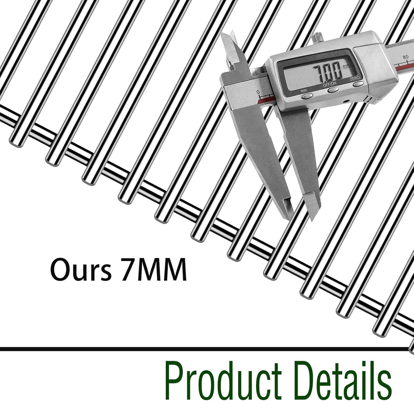 BBQ Grill Grates Parts for Vermont Castings Grill CF9030, VC3050, VCS3505, VCS3505BI, VCS3506, VM400, VM400XBP, VM406, ProChef 34402, Kenmore Grills,Stainless Steel Grid Accessories Replacement