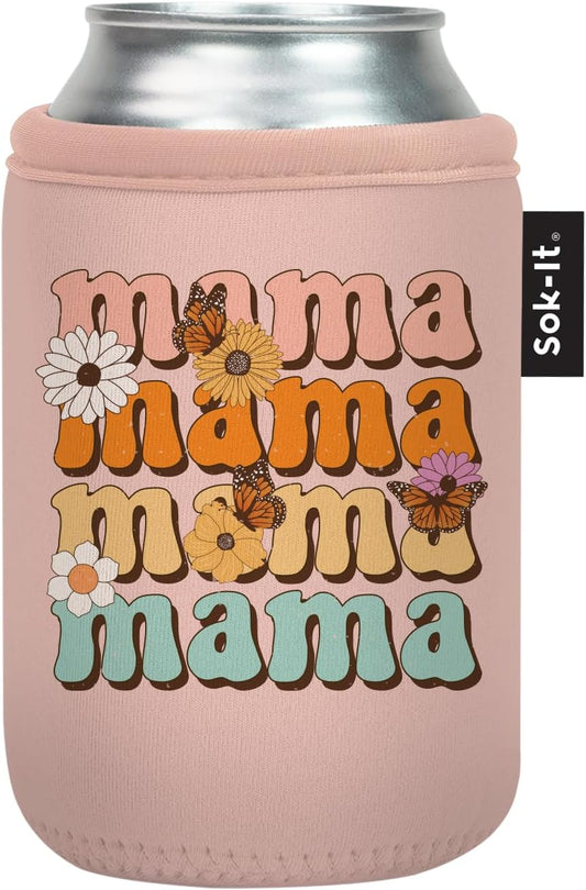 Sok It CanSok Sleeve for Beer & Soda Insulated Neoprene Cover (Mama Knows Best, 12oz Can Sleeve)
