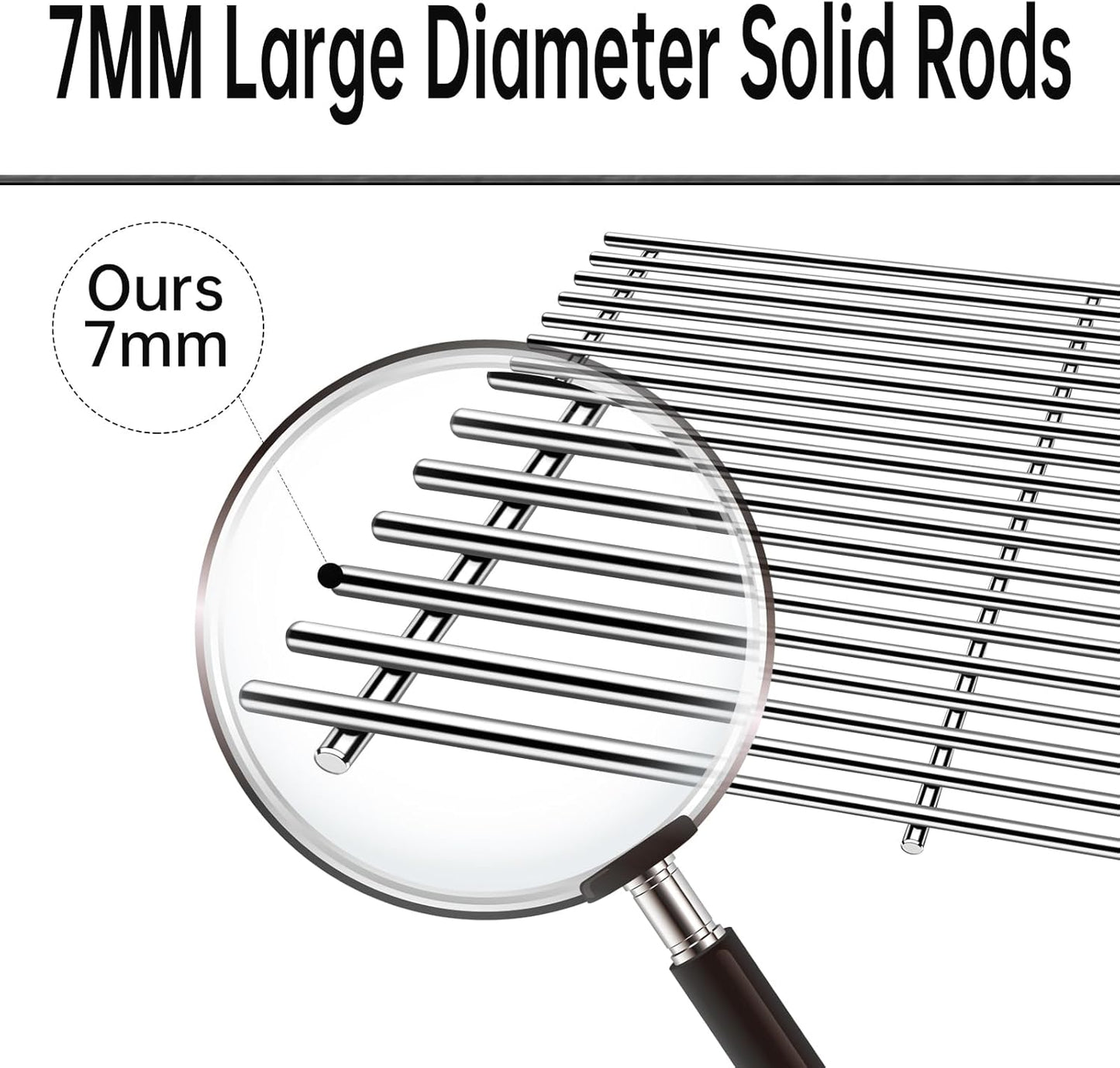 Kalomo Grill Grates Parts for Weber Genesis Grill 66803, 66096, Weber Genesis II E-610, Genesis II LX E-640 S-640, CSE-315, CSS-315, 18”Stainless Steel Grids BBQ Gas Grill Replacement Parts