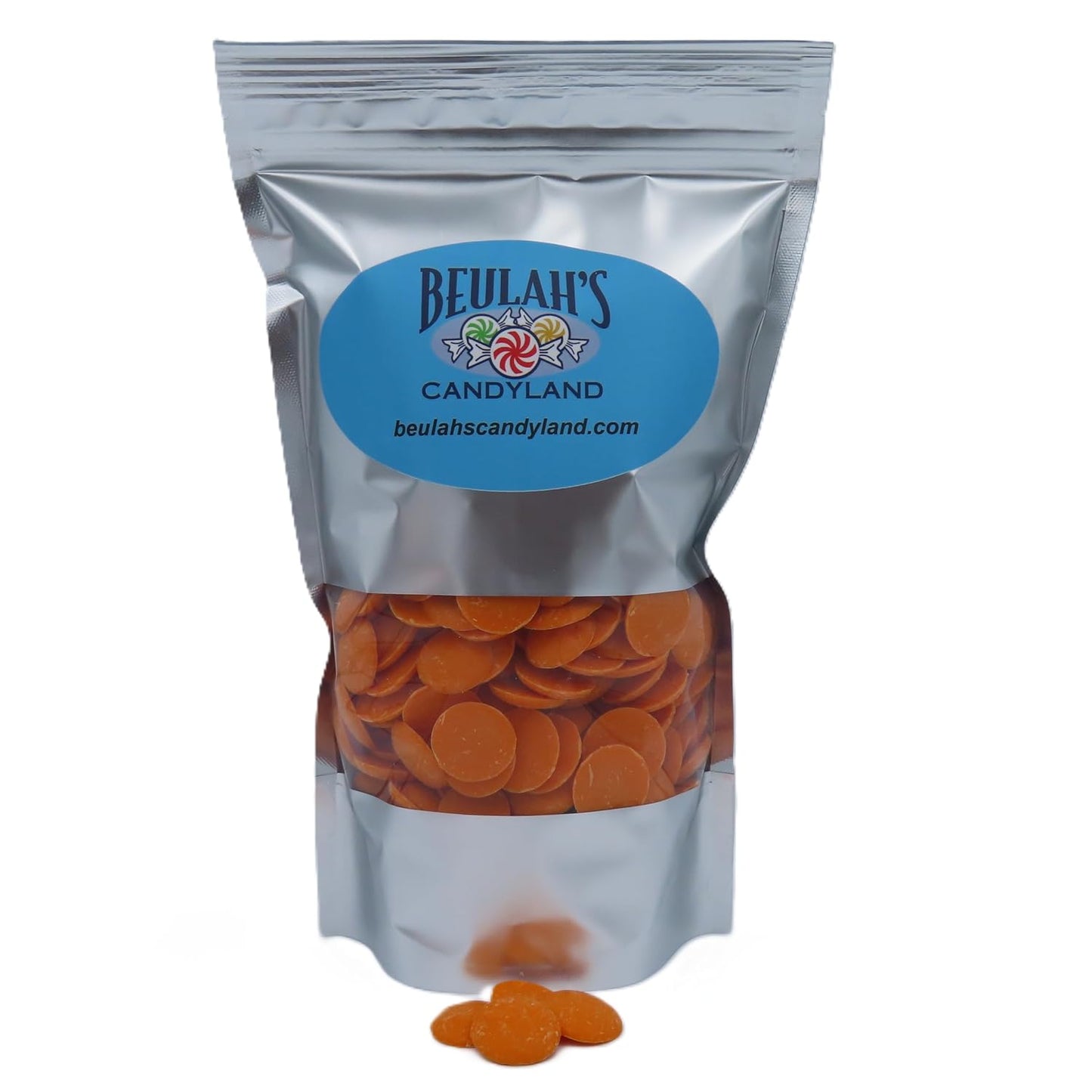 MERCKENS Coating Wafers, Orange Melting Chocolate, 2 Pound Package