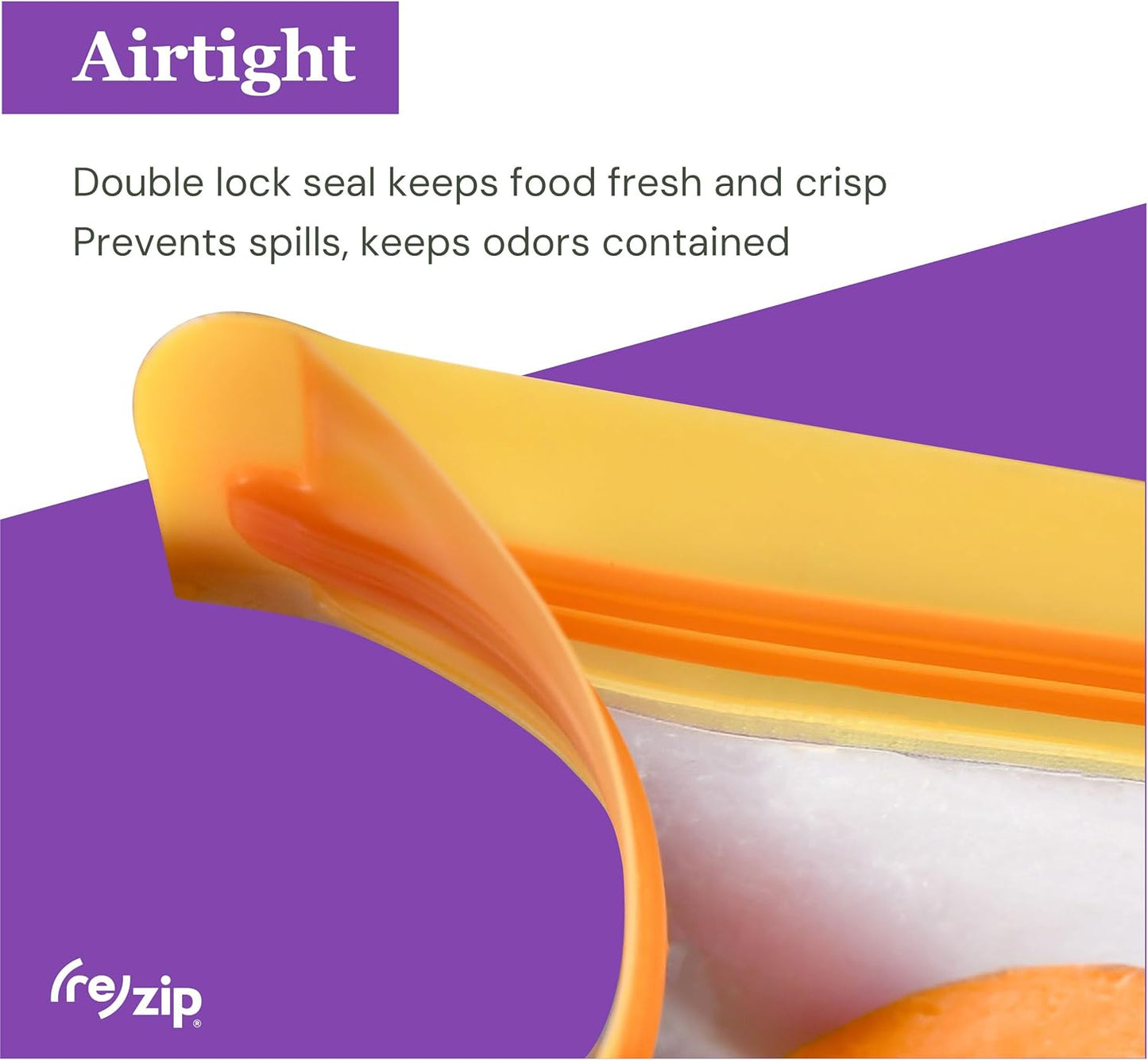 (re) zip 3-Piece Stand-Up Reusable Bag Kit | BPA-Free, Food Grade, Leakproof, Freezer and Dishwasher Safe | Quart (1), 2-Cup (1), Snack (1) | Green